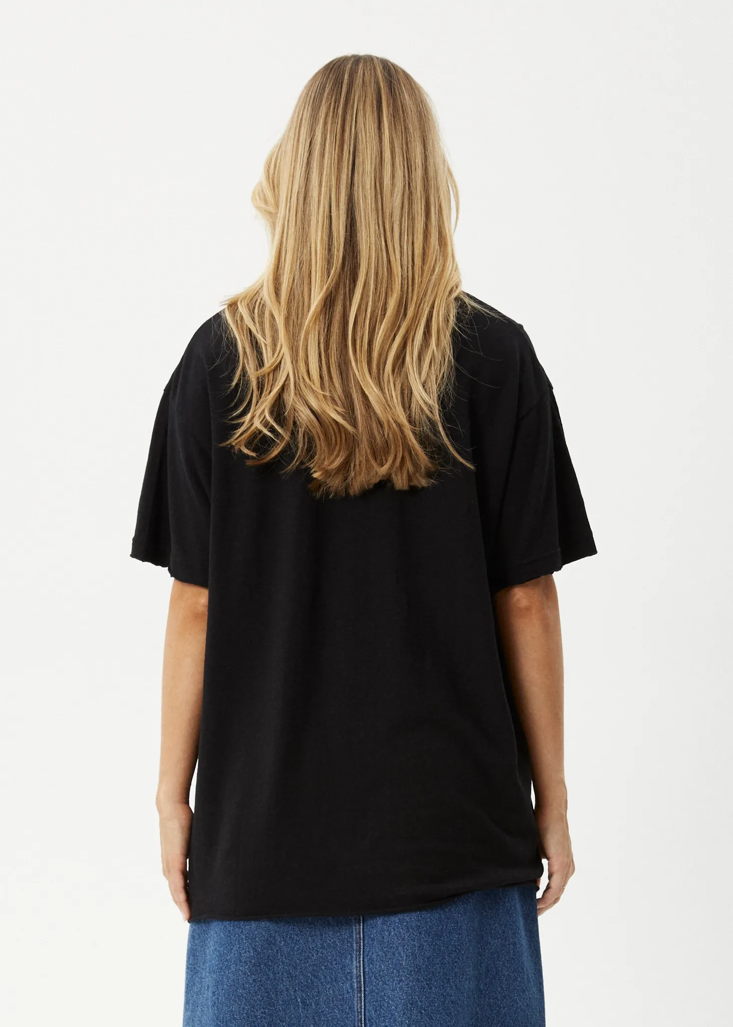 AFENDS Womens Slay - Oversized Tee - Black sold by Afends product image thumbnail 5