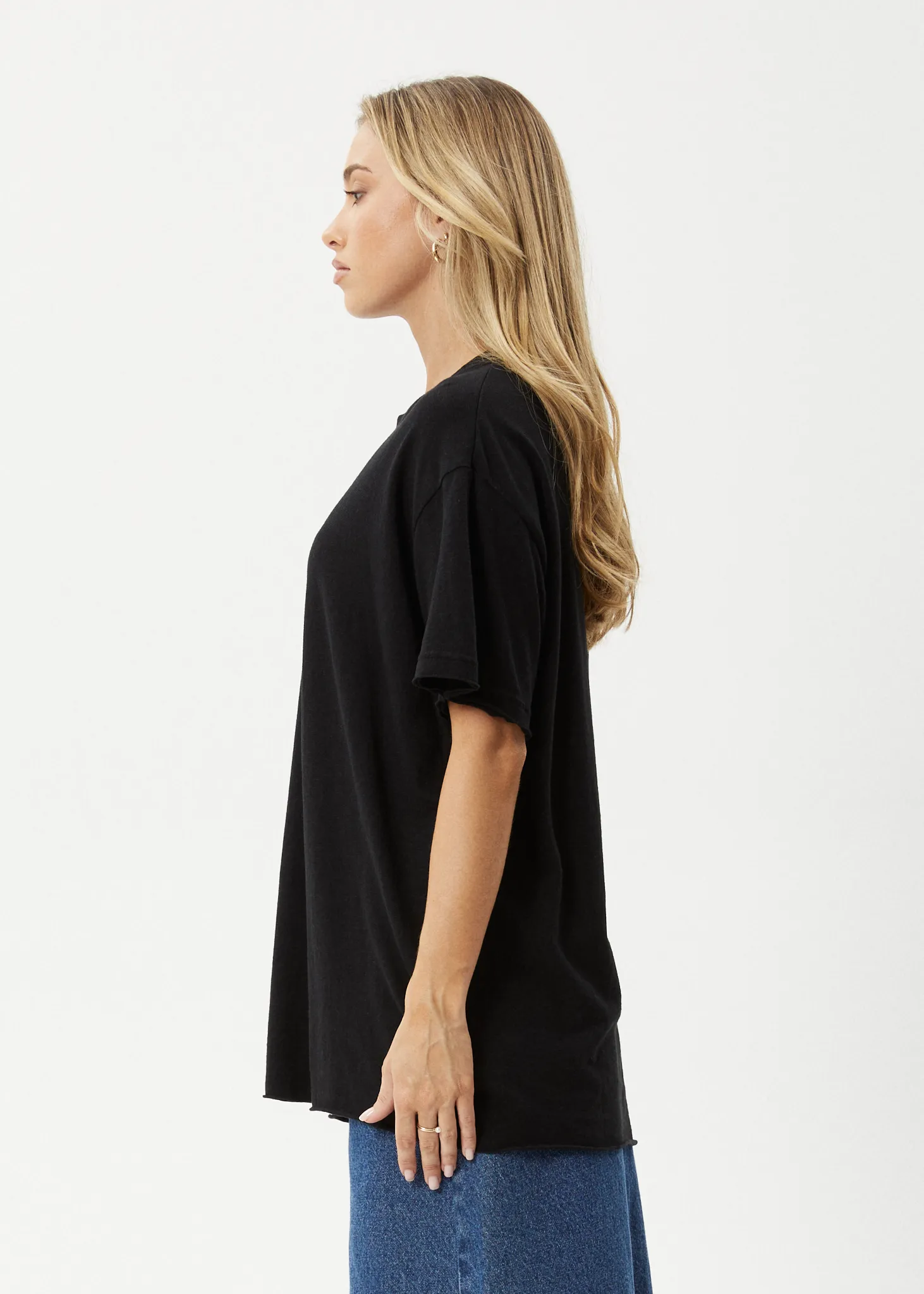 AFENDS Womens Slay - Oversized Tee - Black sold by Afends product image thumbnail 4