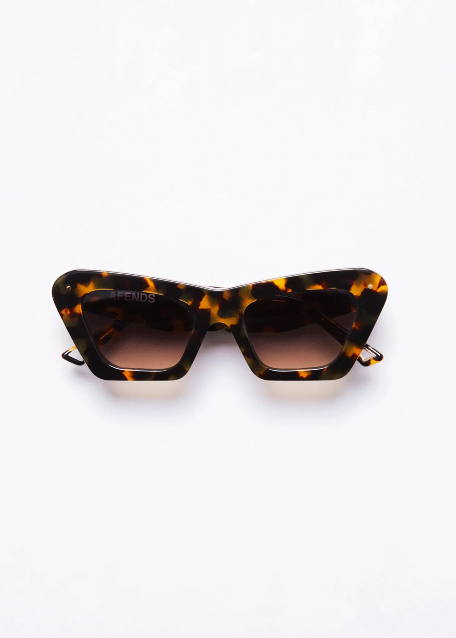 AFENDS Unisex Sundae Driver - Sunglasses - Brown Shell sold by Afends