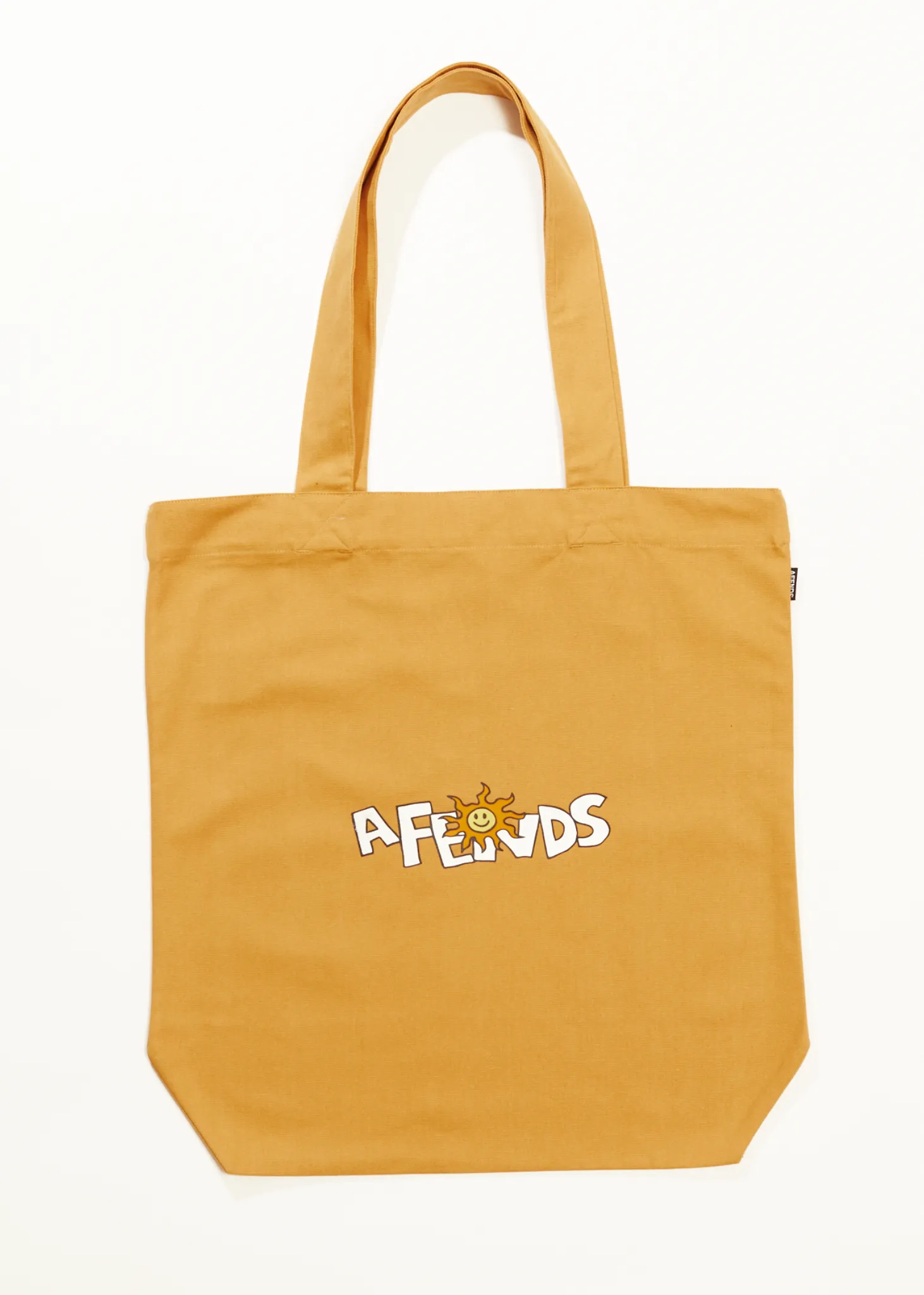 AFENDS Unisex Sunshine - Tote Bag - Mustard sold by Afends