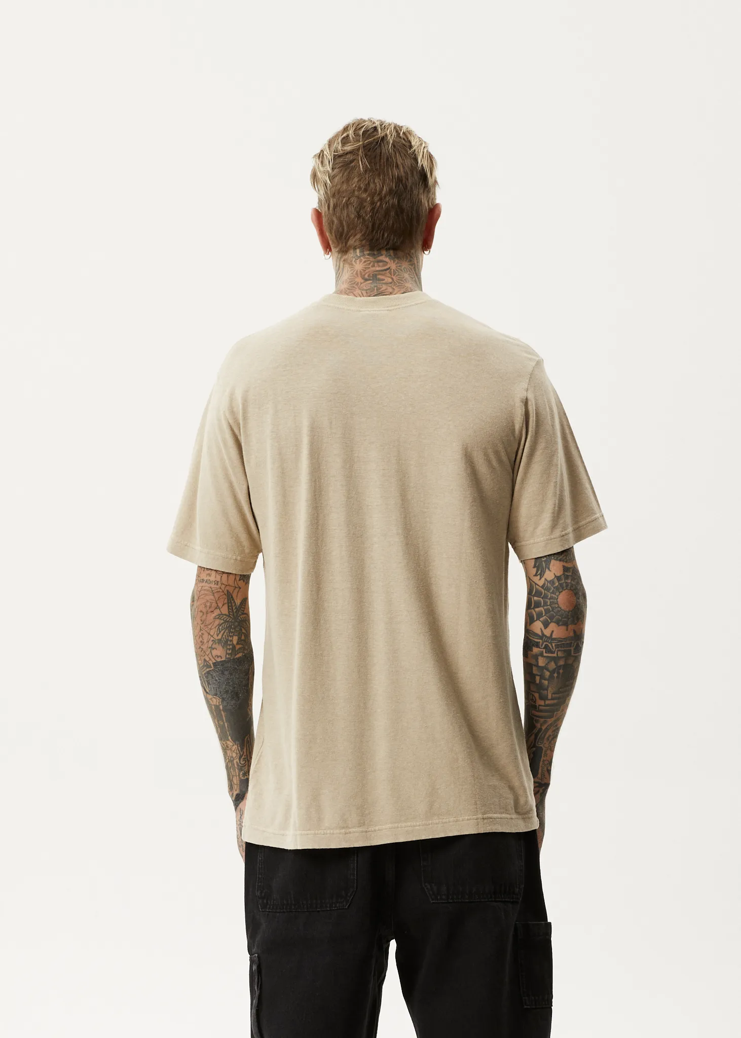AFENDS Mens Classic - Retro Tee - Taupe sold by Afends product image thumbnail 5