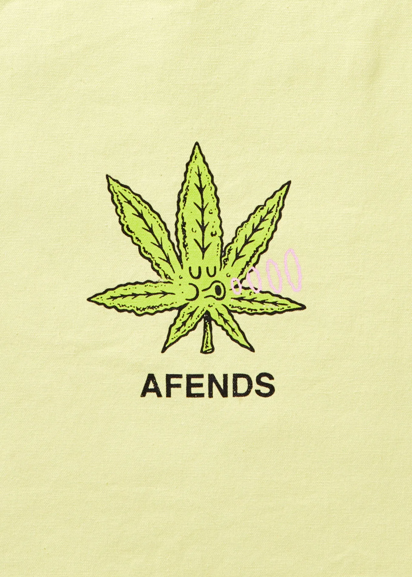 AFENDS Unisex Coasting - Tote Bag - Citron sold by Afends product image thumbnail 2