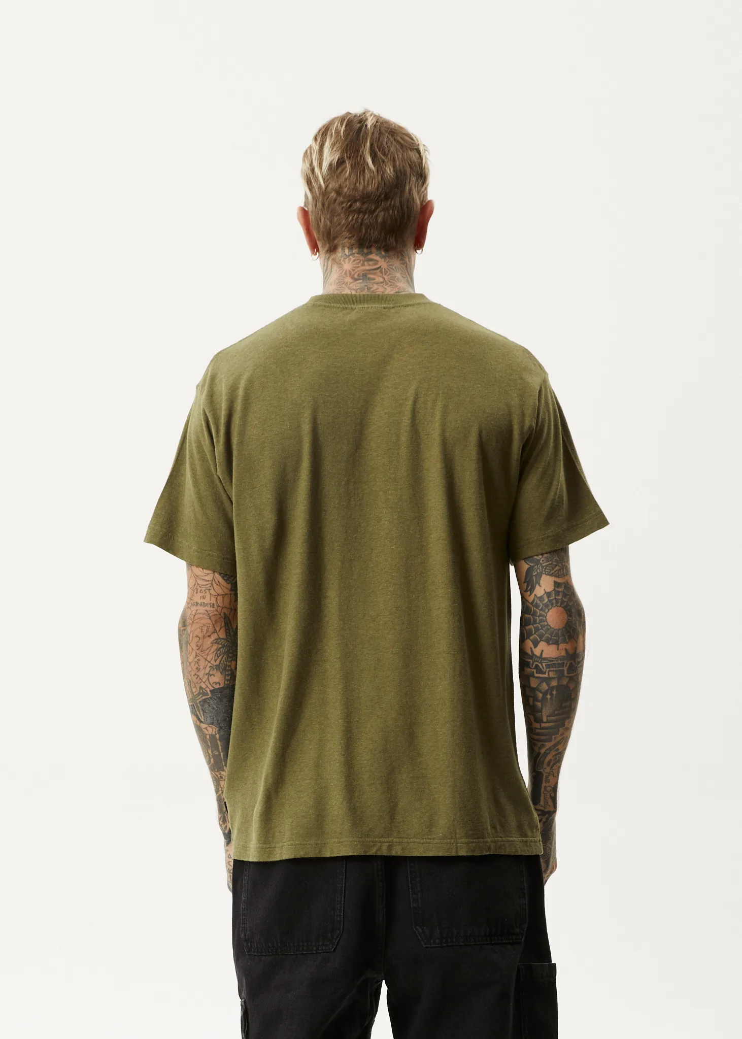 AFENDS Mens Let It Grow - Boxy Tee - Military sold by Afends product image thumbnail 5