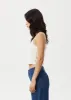 AFENDS Womens Taylor - Rib Singlet - White sold by Afends