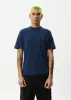 AFENDS Mens Classic - Retro T-Shirt - Navy sold by Afends