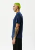 AFENDS Mens Classic - Retro T-Shirt - Navy sold by Afends