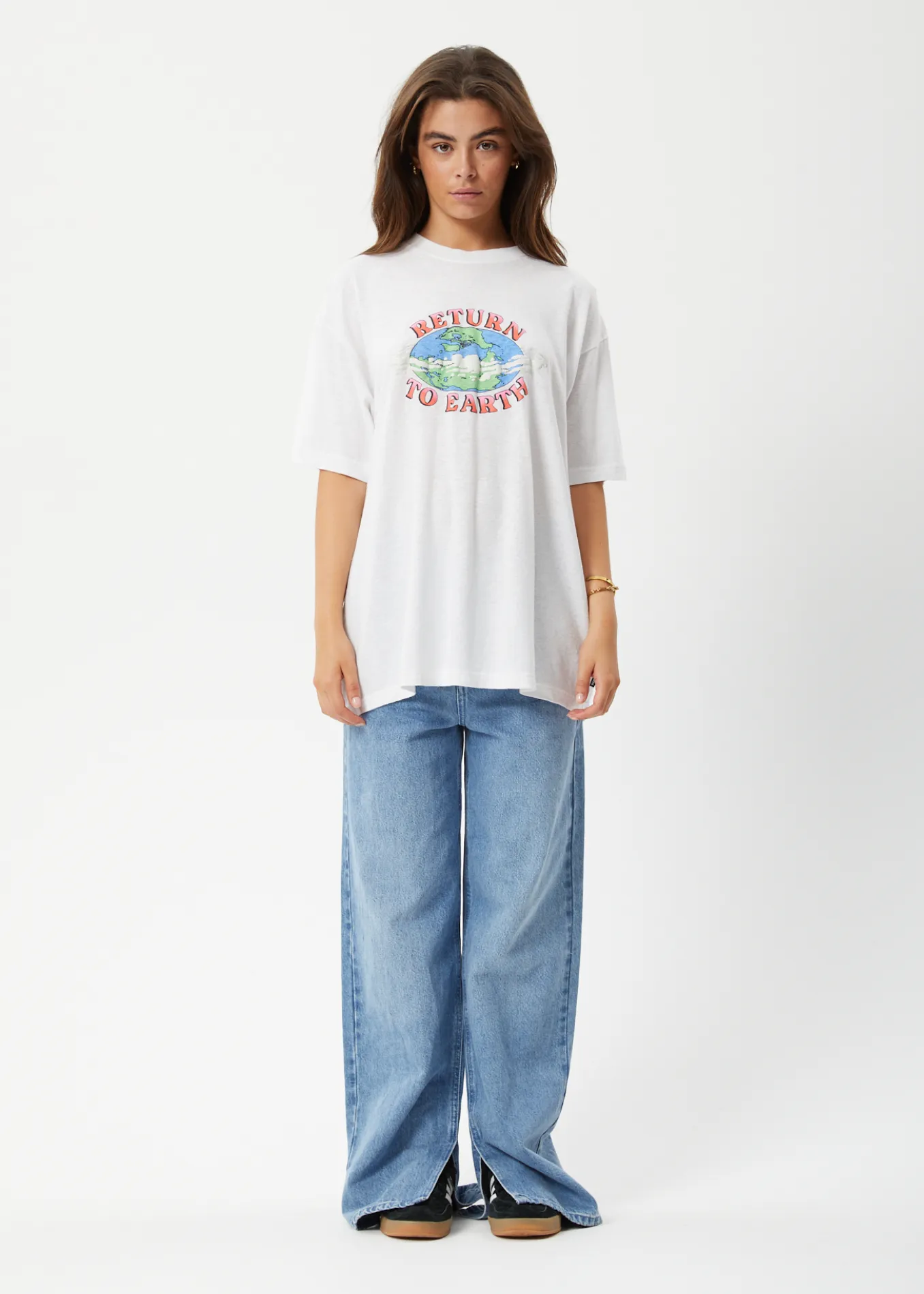 AFENDS Unisex Orbital - Unisex Boxy Graphic T-Shirt - White sold by Afends product image thumbnail 4