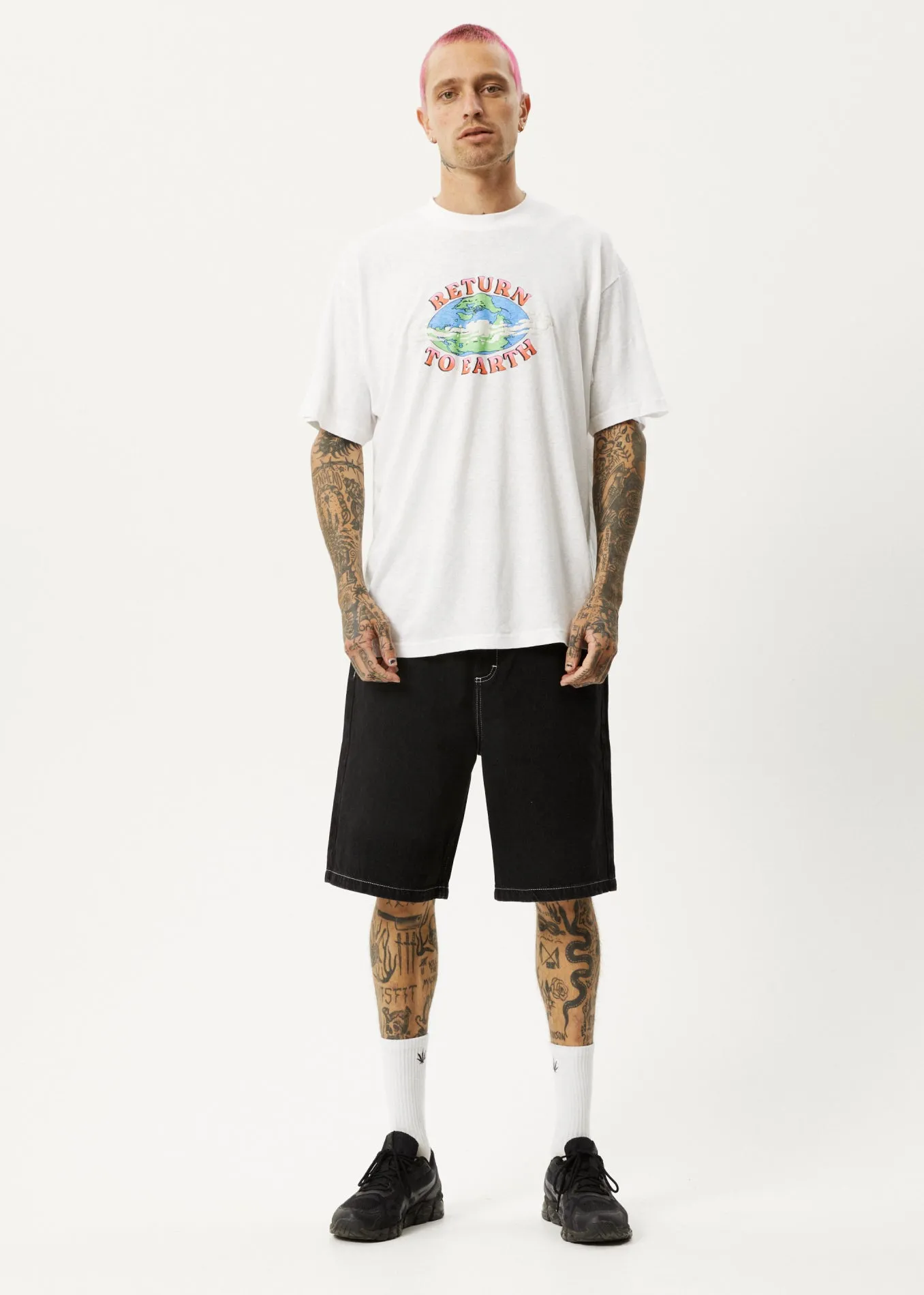 AFENDS Unisex Orbital - Unisex Boxy Graphic T-Shirt - White sold by Afends product image thumbnail 3