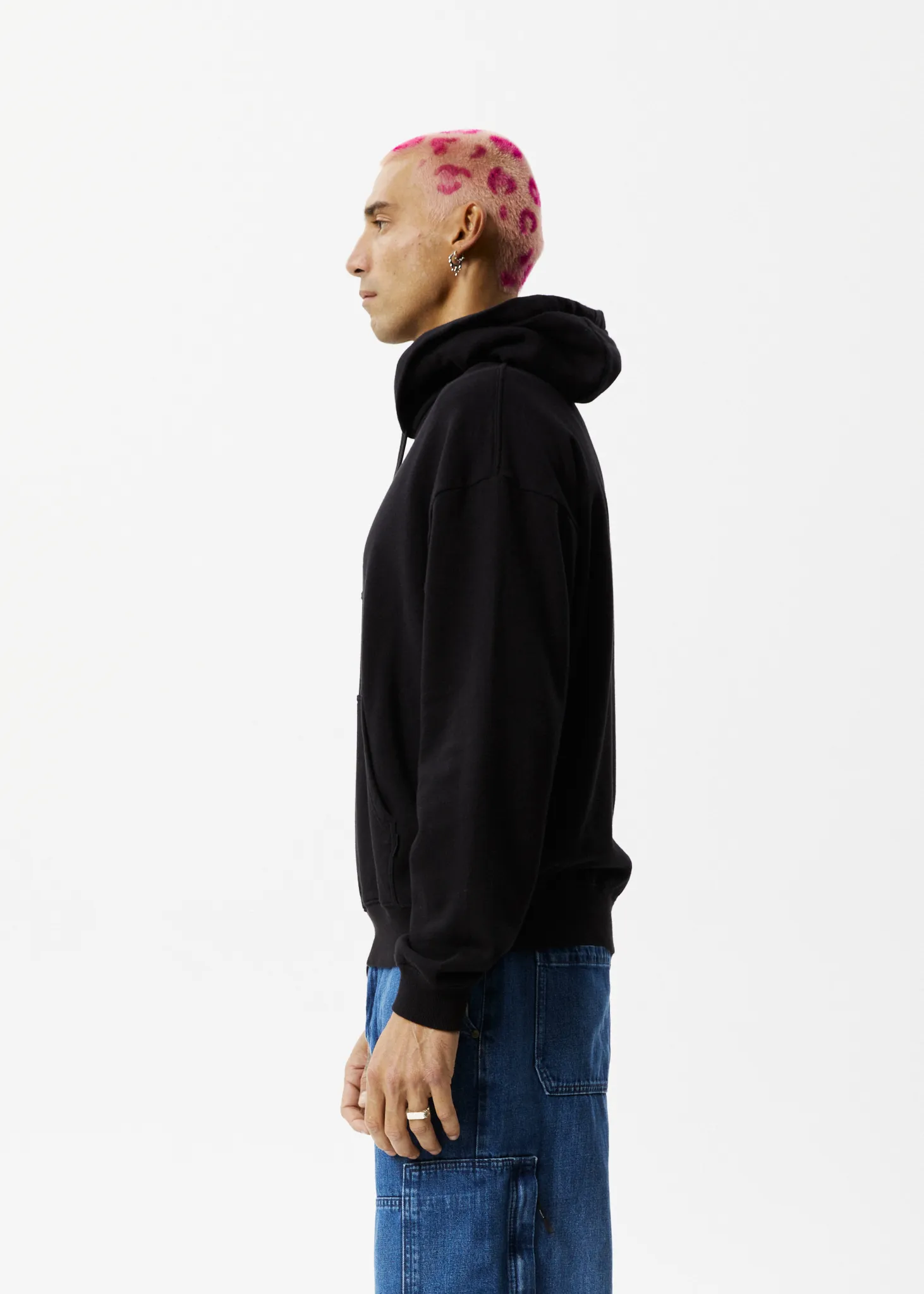 AFENDS Mens Flowerbed - Graphic Hoodie - Black sold by Afends product image thumbnail 4