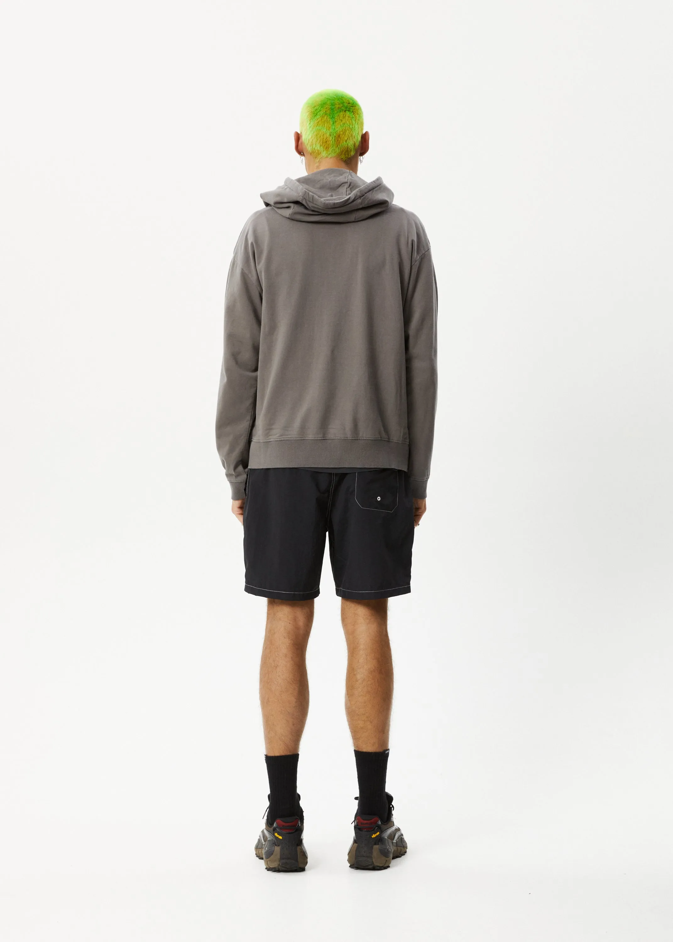 AFENDS Mens Fly Free - Graphic Hoodie - Steel sold by Afends product image thumbnail 5