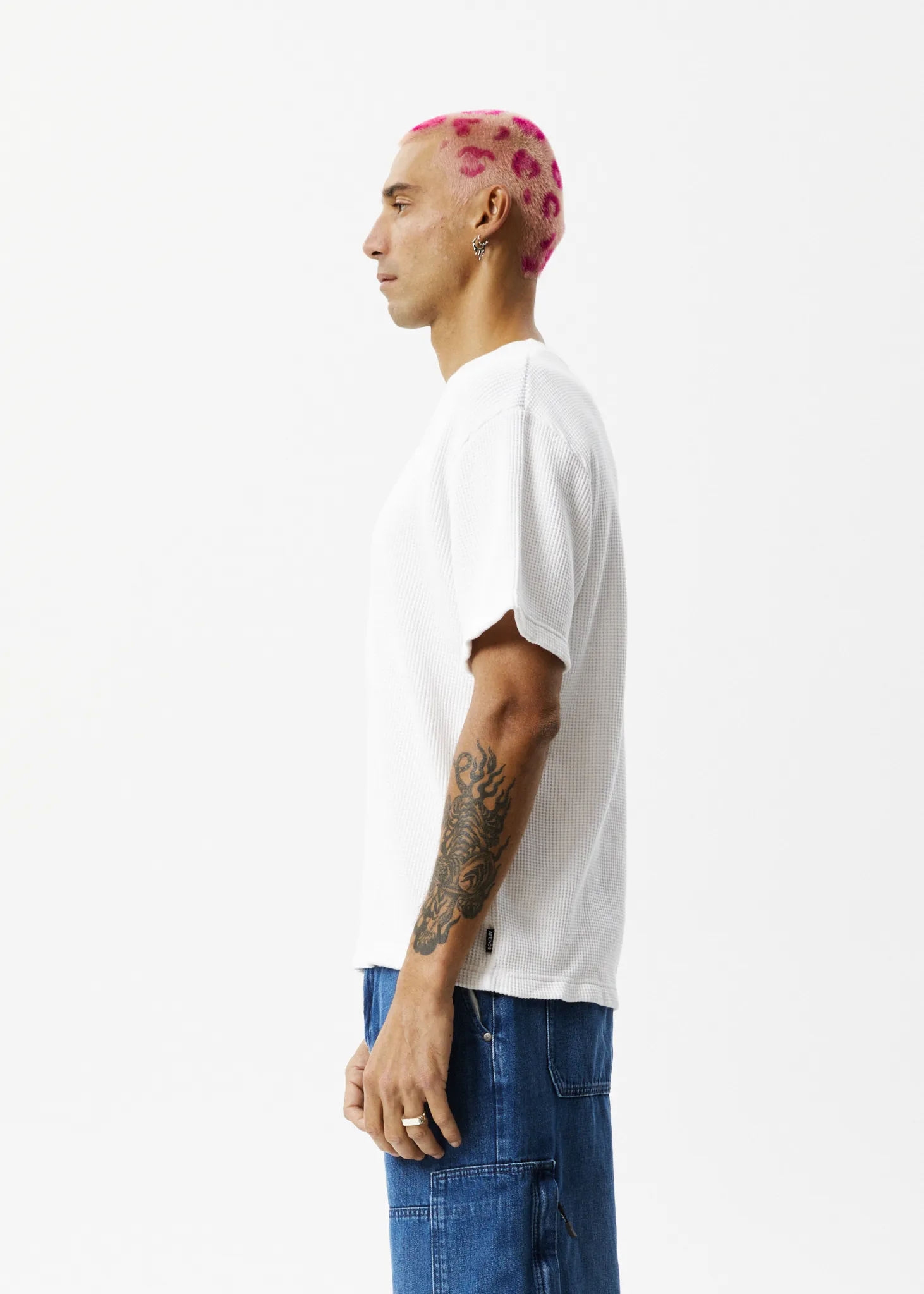 AFENDS Mens Caterpillar - Retro Graphic T-Shirt - White sold by Afends product image thumbnail 4