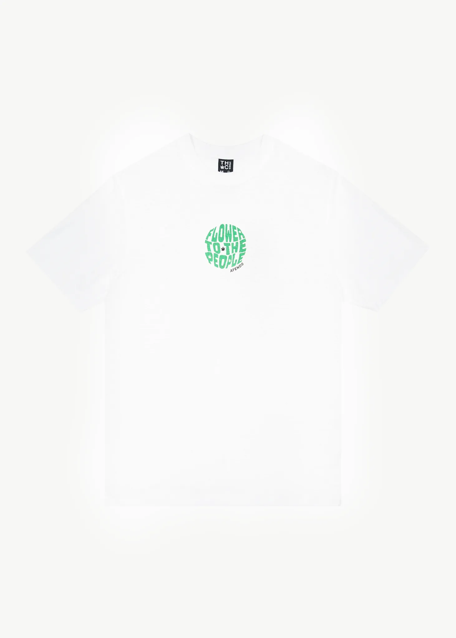 AFENDS Mens Circular - Graphic Retro Tee - White sold by Afends