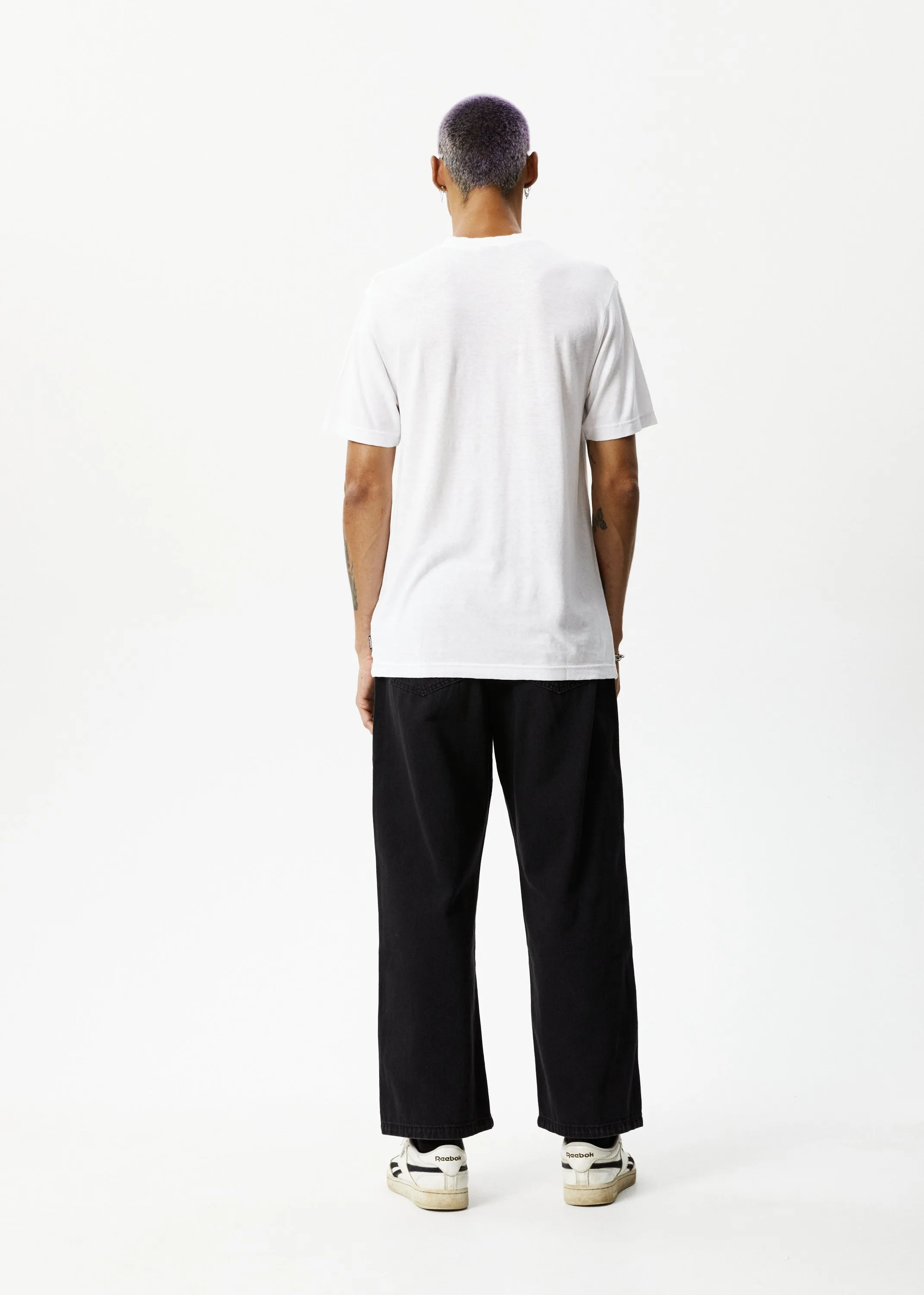 AFENDS Mens Circular - Graphic Retro Tee - White sold by Afends product image thumbnail 5