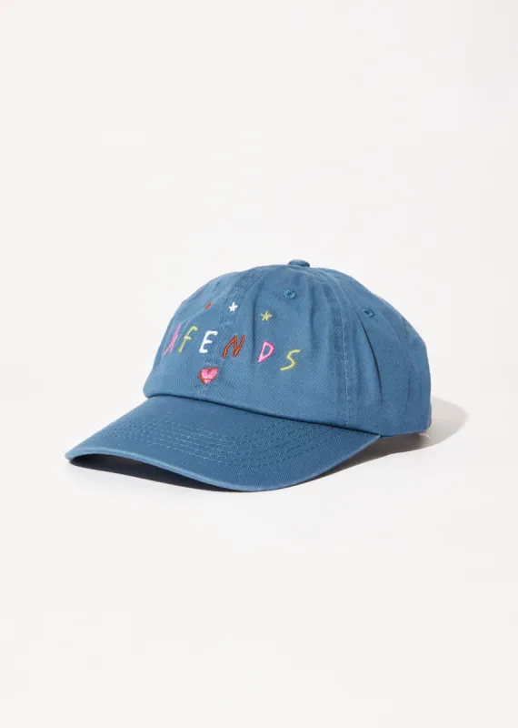 AFENDS Womens Funhouse - Panelled Cap - Lake sold by Afends