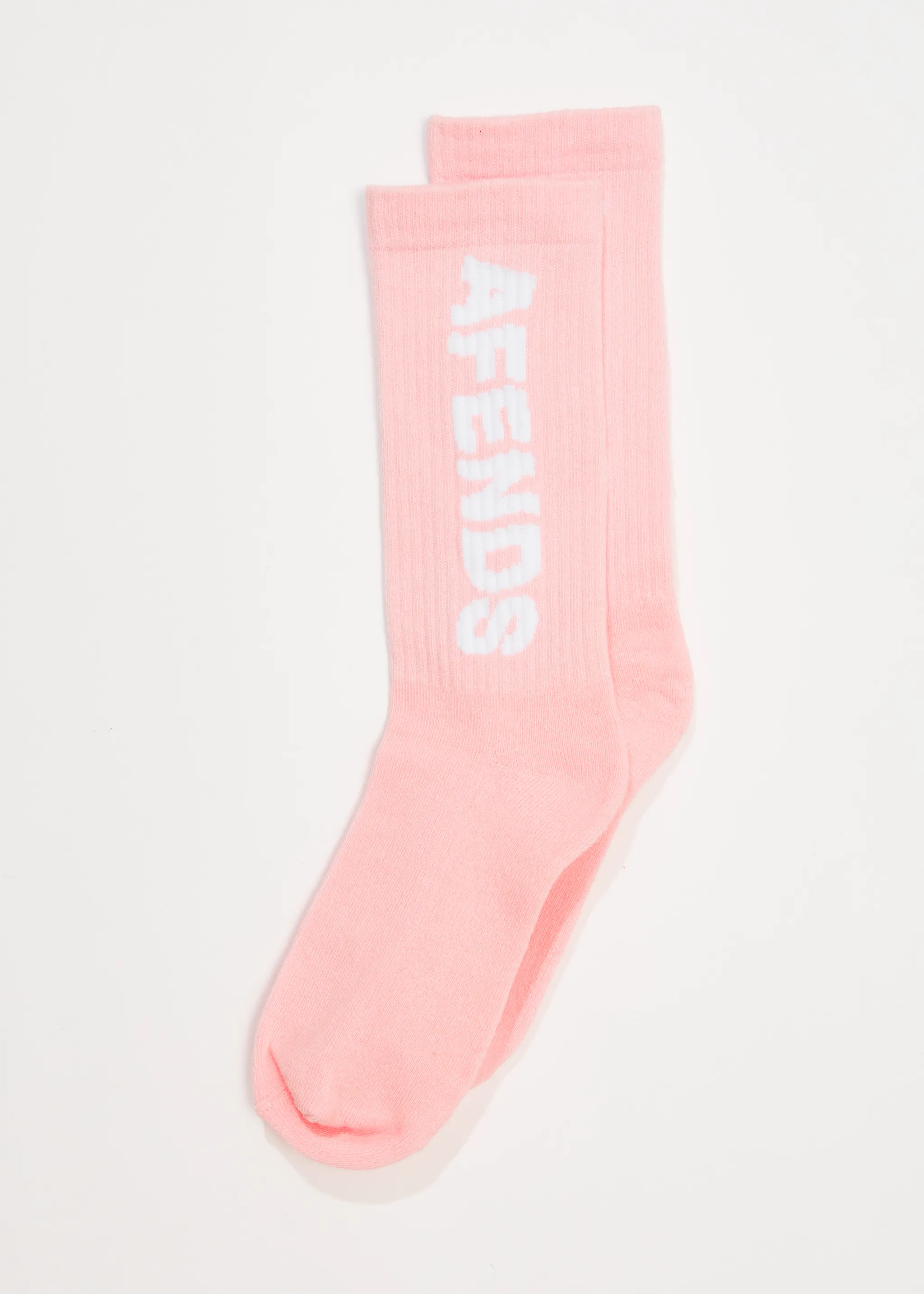 AFENDS Unisex Vortex - Crew Socks - Powder Pink sold by Afends product image thumbnail 2