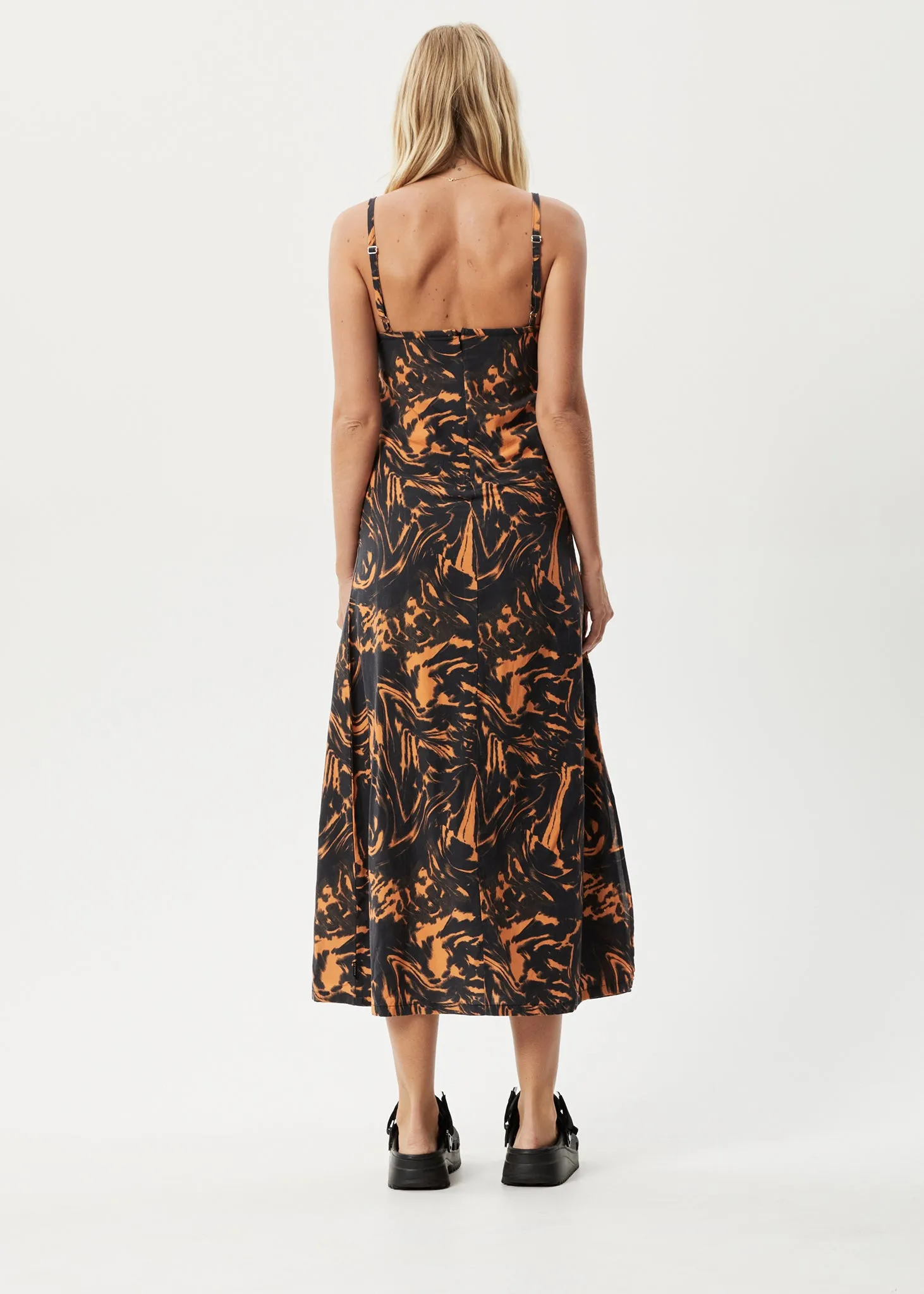AFENDS Womens Marble - Maxi Dress - Black sold by Afends product image thumbnail 4