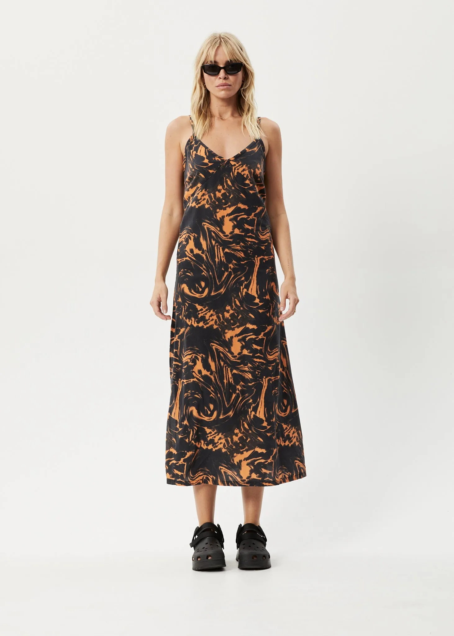 AFENDS Womens Marble - Maxi Dress - Black sold by Afends product image thumbnail 2
