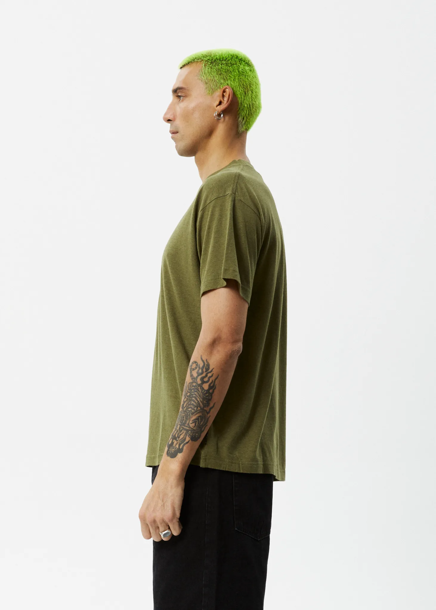 AFENDS Staple - Boxy Tee - Military sold by Afends product image thumbnail 4