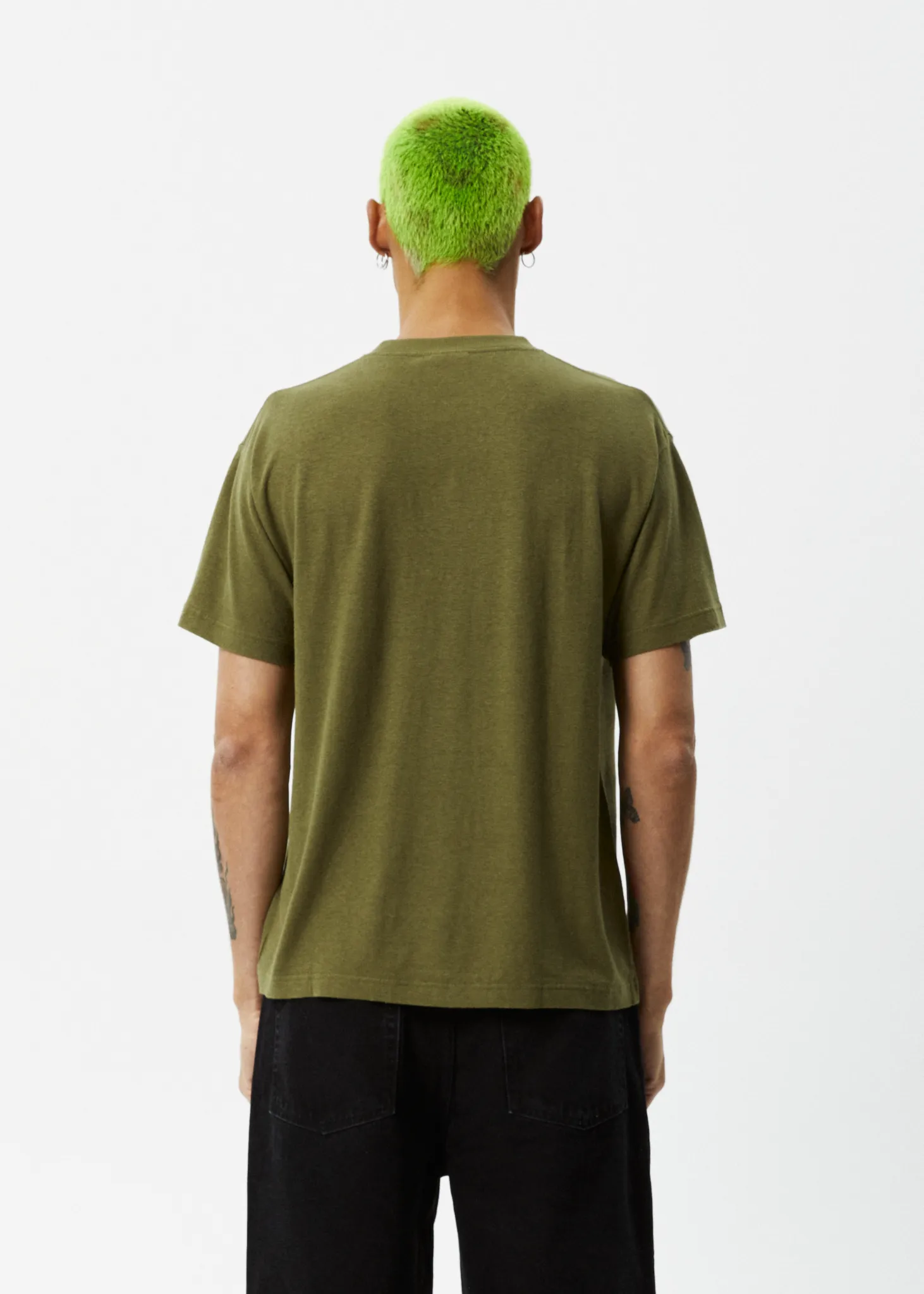 AFENDS Staple - Boxy Tee - Military sold by Afends product image thumbnail 5
