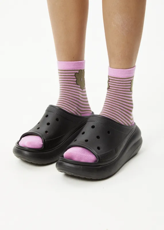 AFENDS Unisex Lily - Crew Socks - Candy sold by Afends