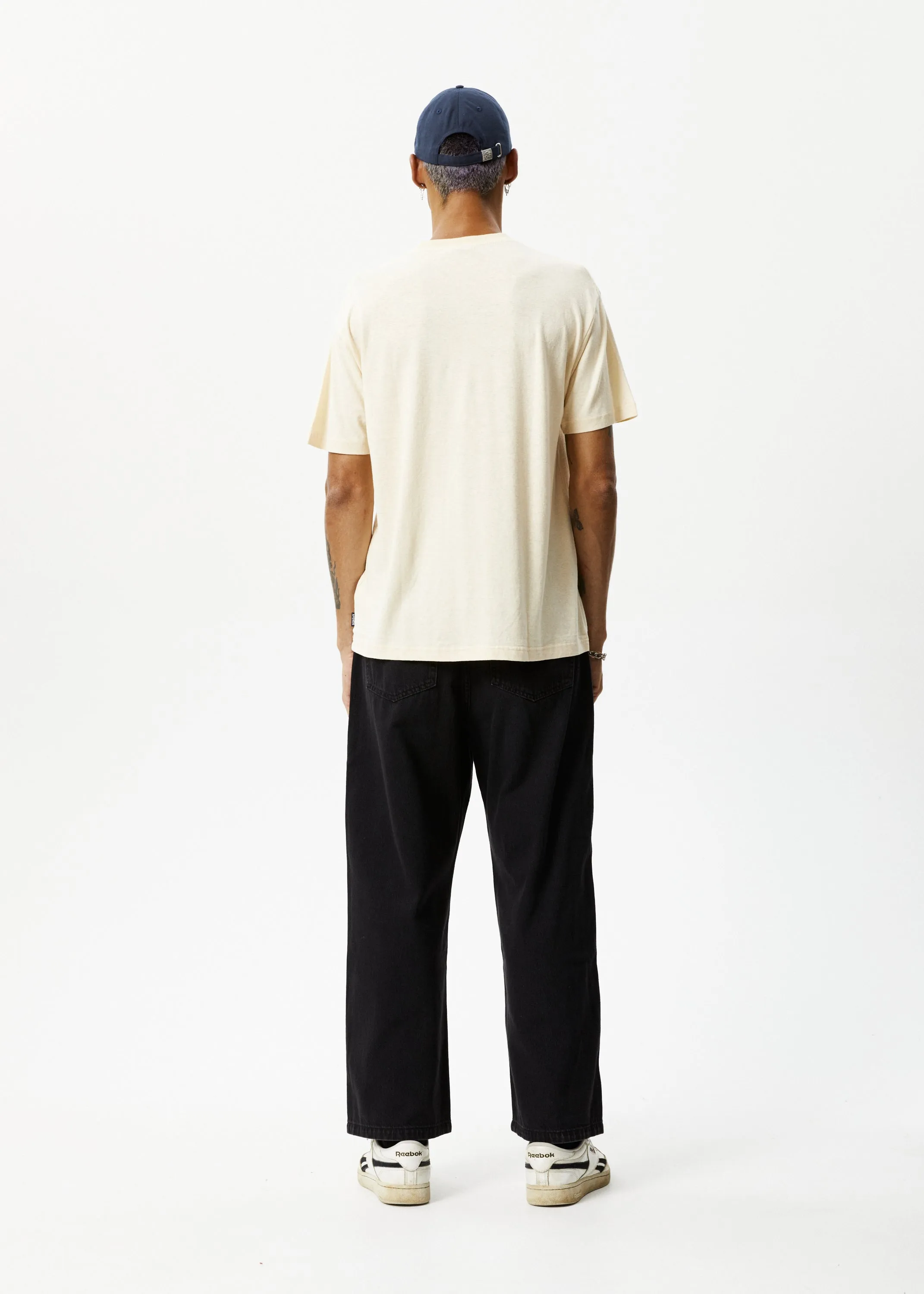 AFENDS Mens Holiday - Graphic Boxy T-Shirt - Sand sold by Afends product image thumbnail 4