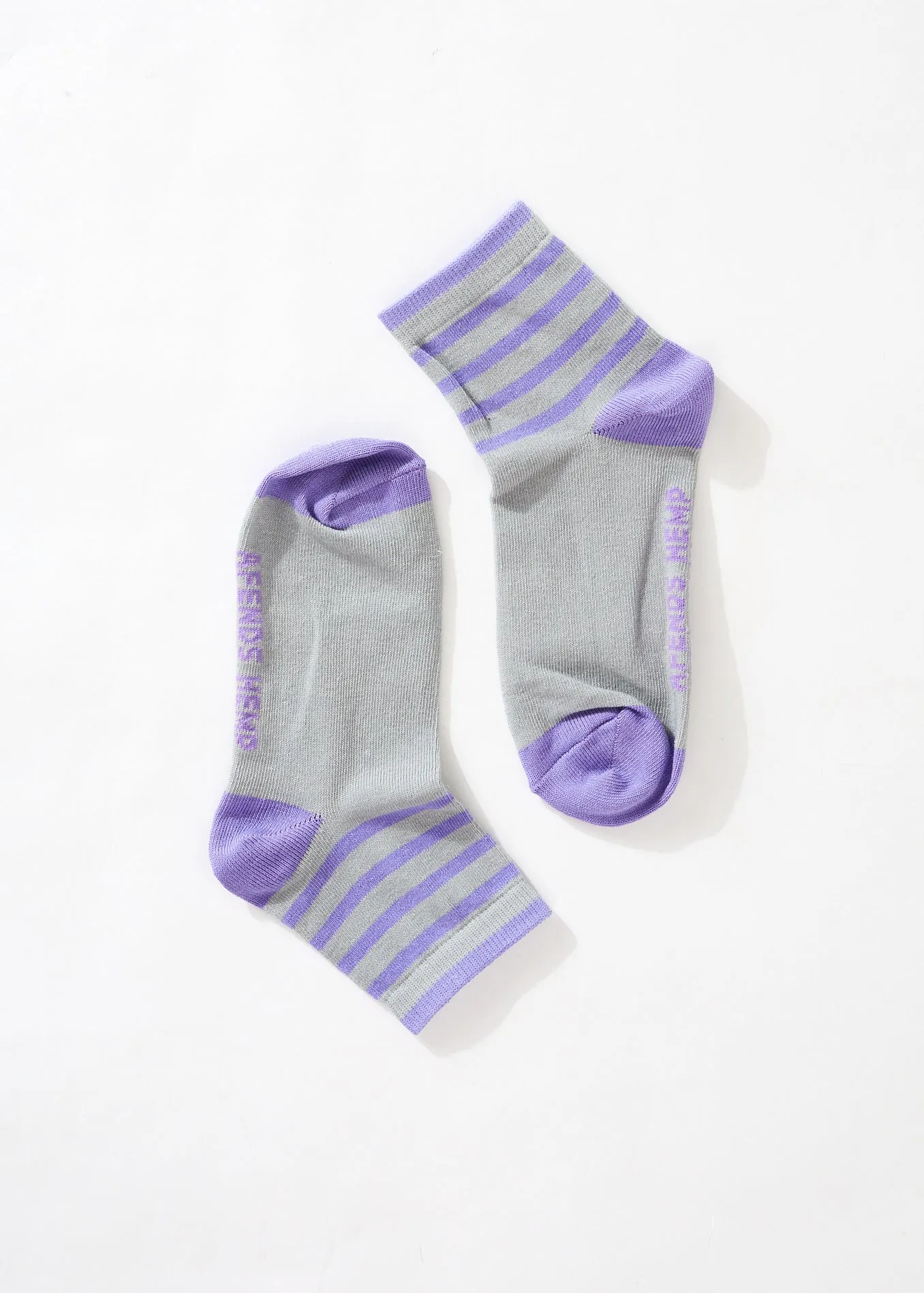 AFENDS Unisex Donnie - Crew Socks - Shadow sold by Afends product image thumbnail 2