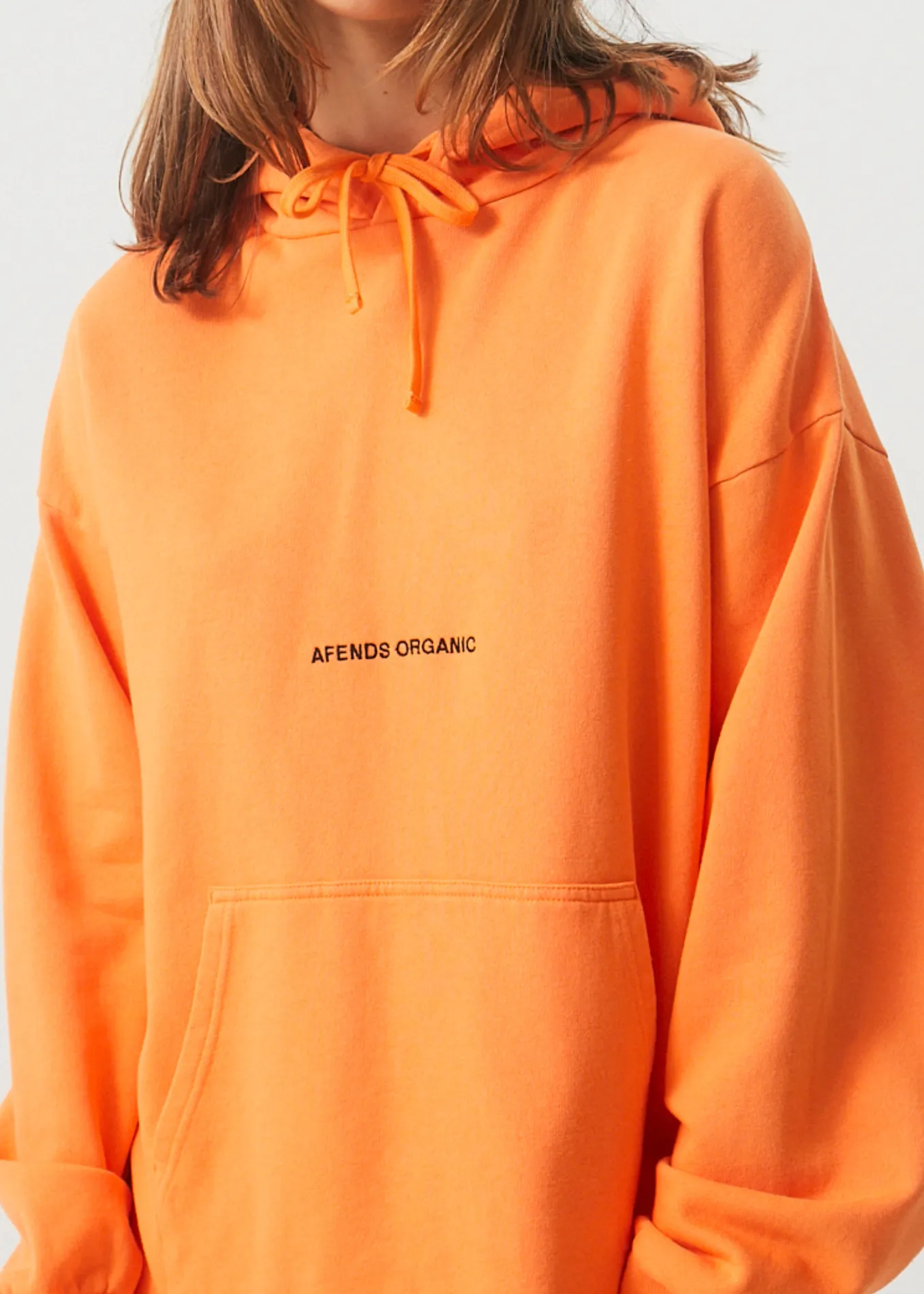 AFENDS Unisex Return - Unisex Oversized Hoodie - Papaya sold by Afends product image thumbnail 4