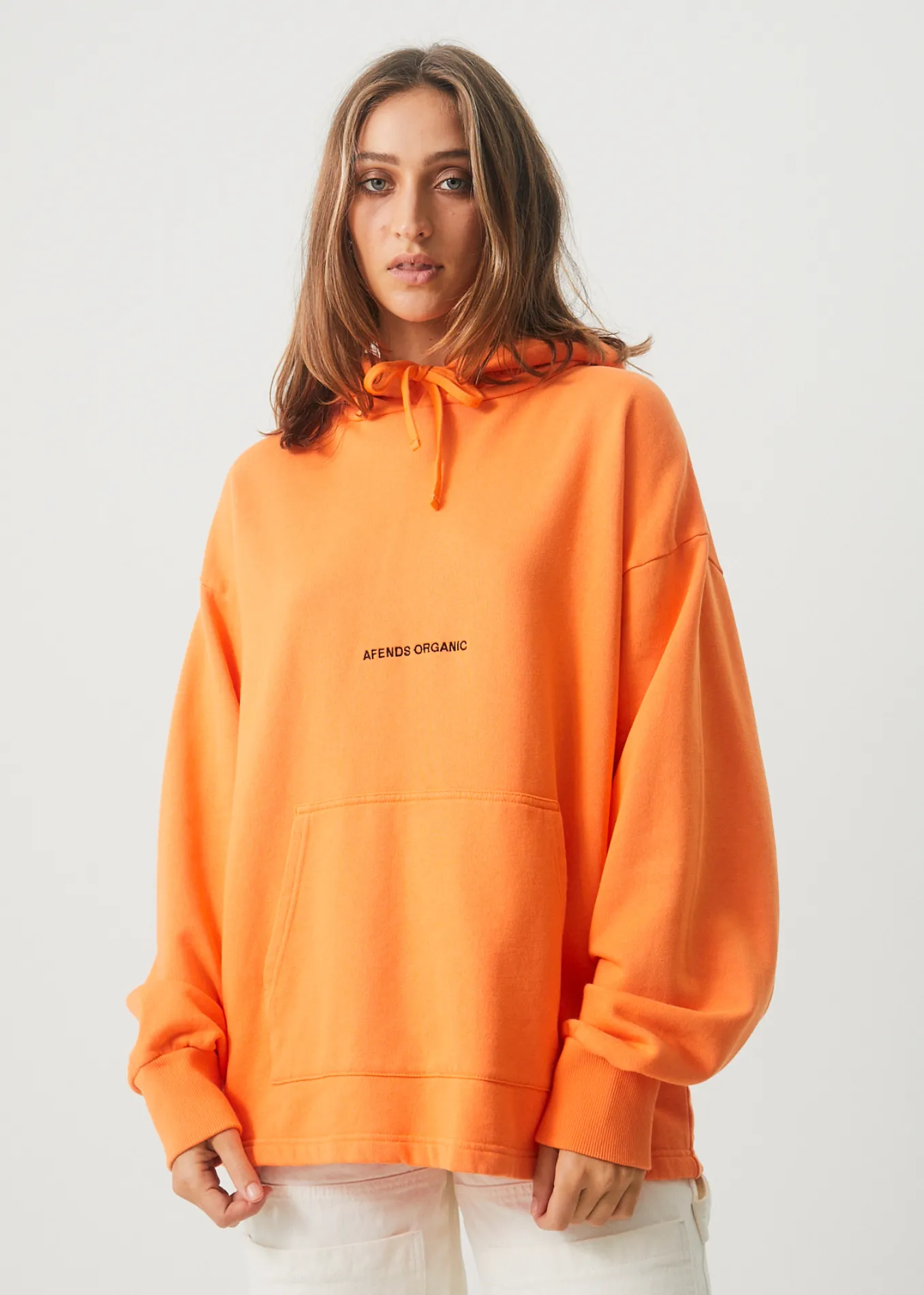 AFENDS Unisex Return - Unisex Oversized Hoodie - Papaya sold by Afends product image thumbnail 2