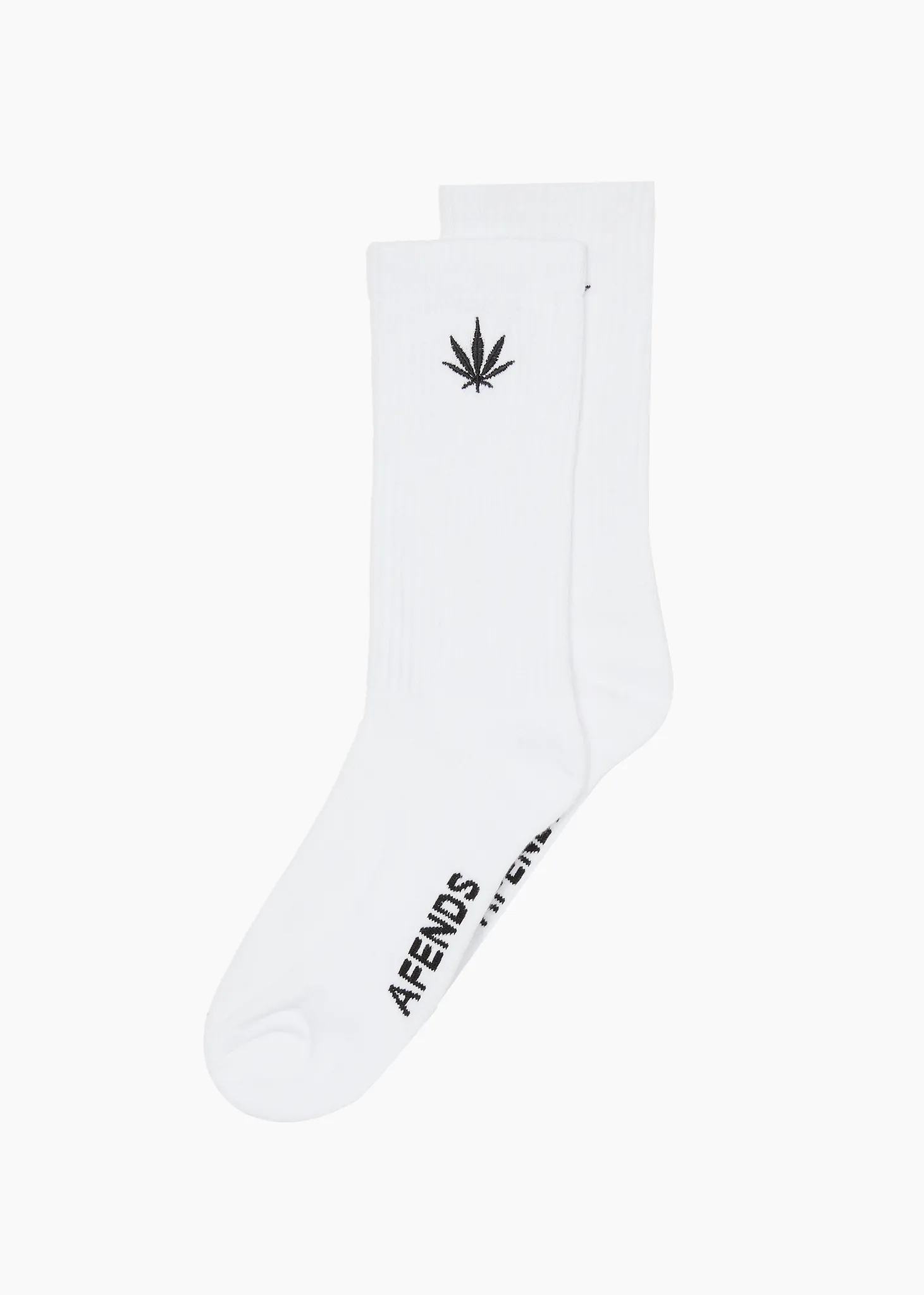 AFENDS Mens Happy - Socks One Pack - White sold by Afends product image thumbnail 3