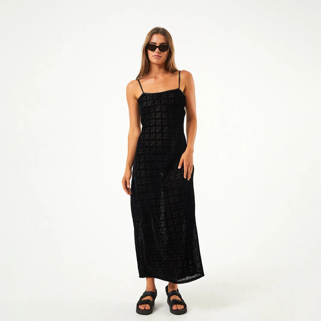 AFENDS Womens Echo - Sheer Maxi Dress - Black sold by Afends product image thumbnail 5