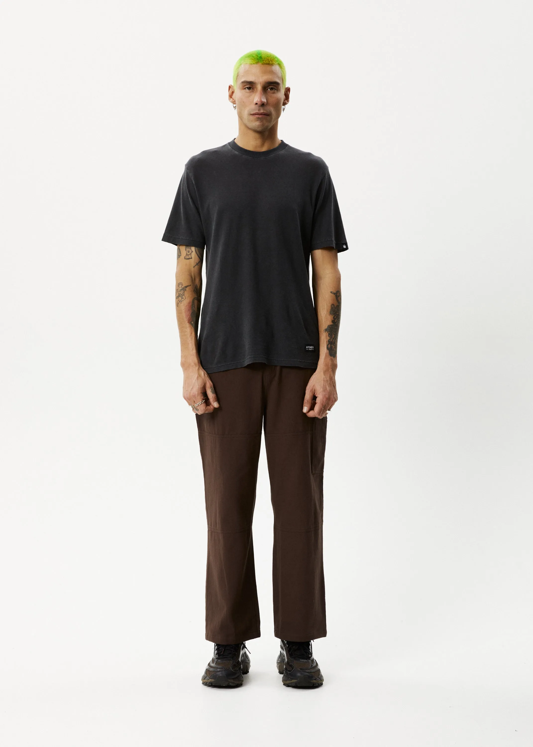 AFENDS Mens Richmond - Workwear Pant - Coffee sold by Afends product image thumbnail 5