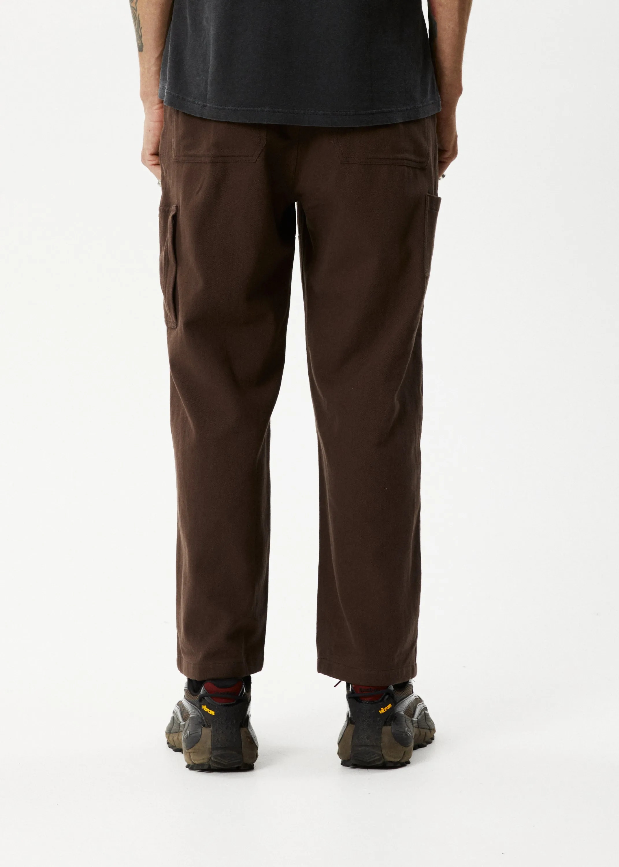 AFENDS Mens Richmond - Workwear Pant - Coffee sold by Afends product image thumbnail 4
