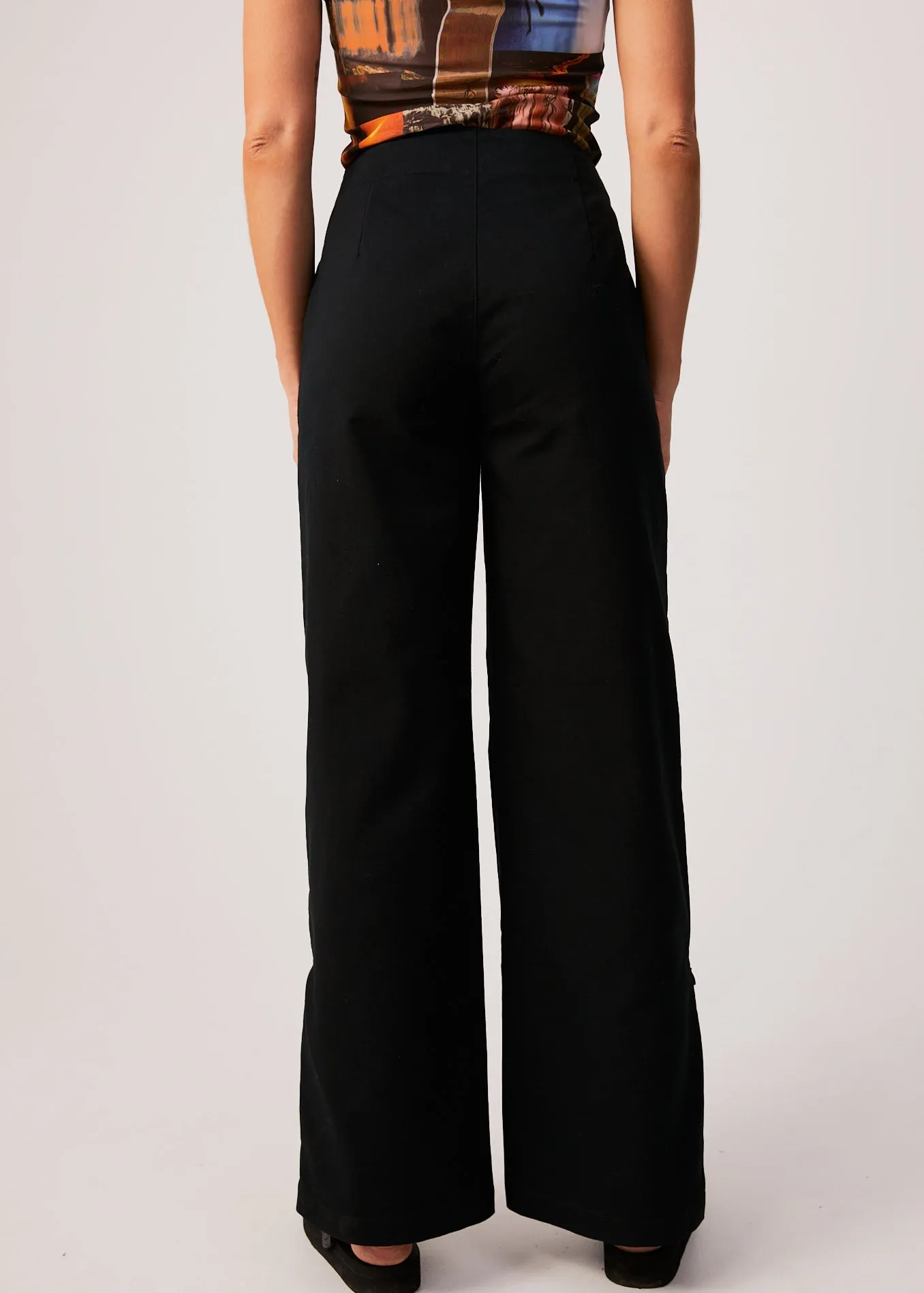 AFENDS Womens Cola - High Waisted Pants - Black sold by Afends product image thumbnail 5