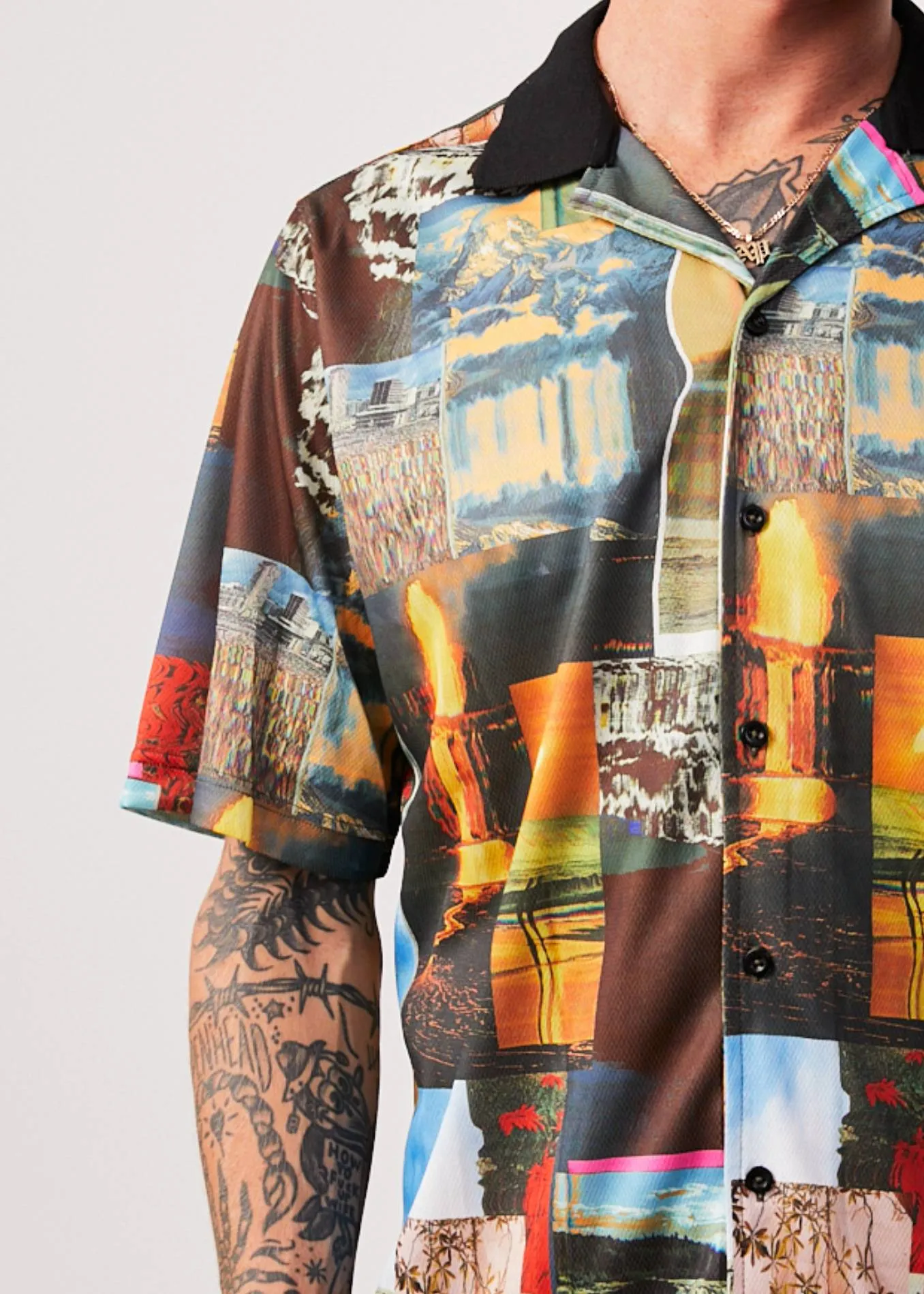 AFENDS Mens Boulevard - Short Sleeve Shirt - Multi sold by Afends product image thumbnail 2