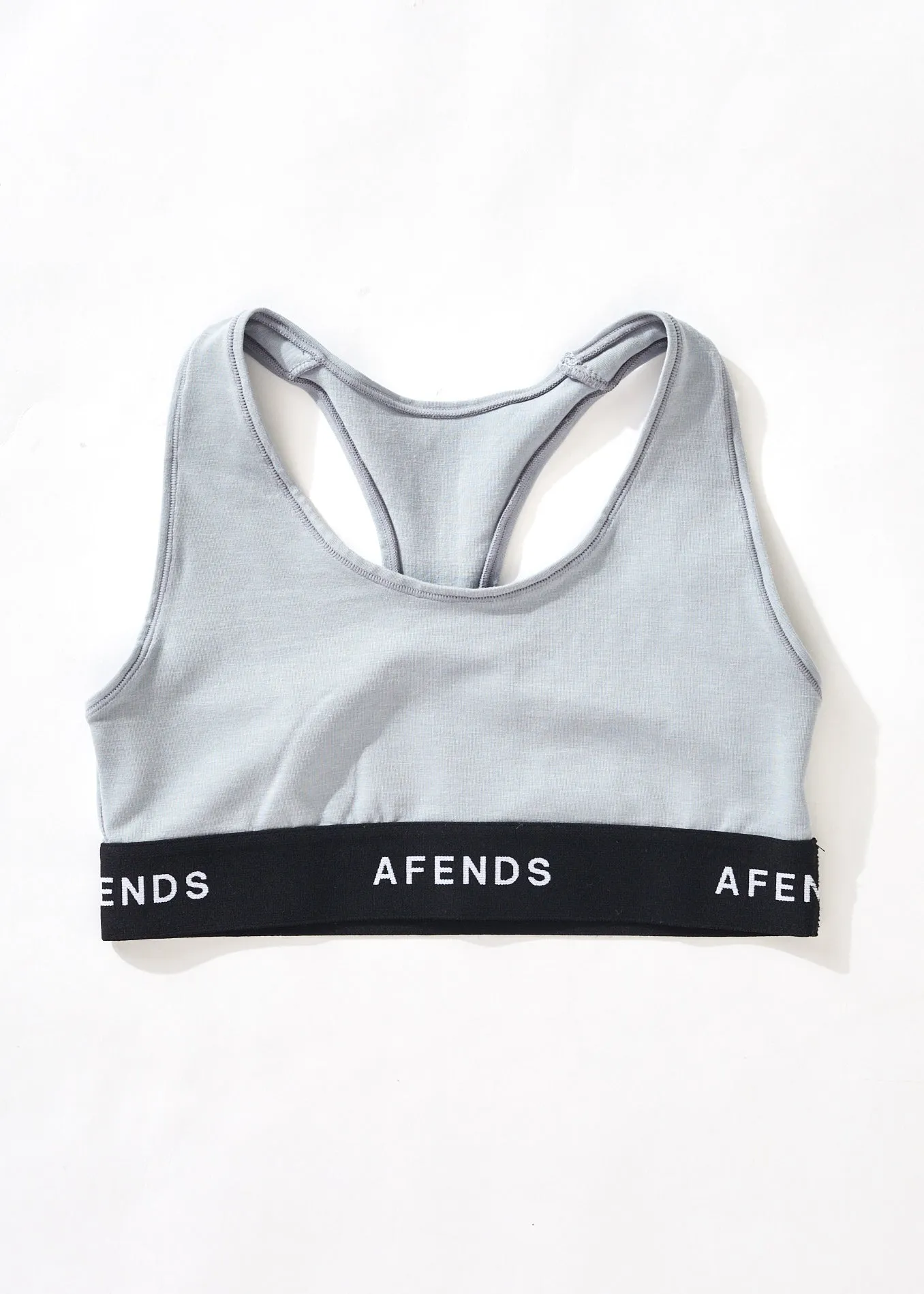 AFENDS Womens Molly - Sports Crop - Shadow sold by Afends