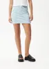 AFENDS Womens Billie - Rib Floral Mini Skirt - Smoke Blue sold by Afends
