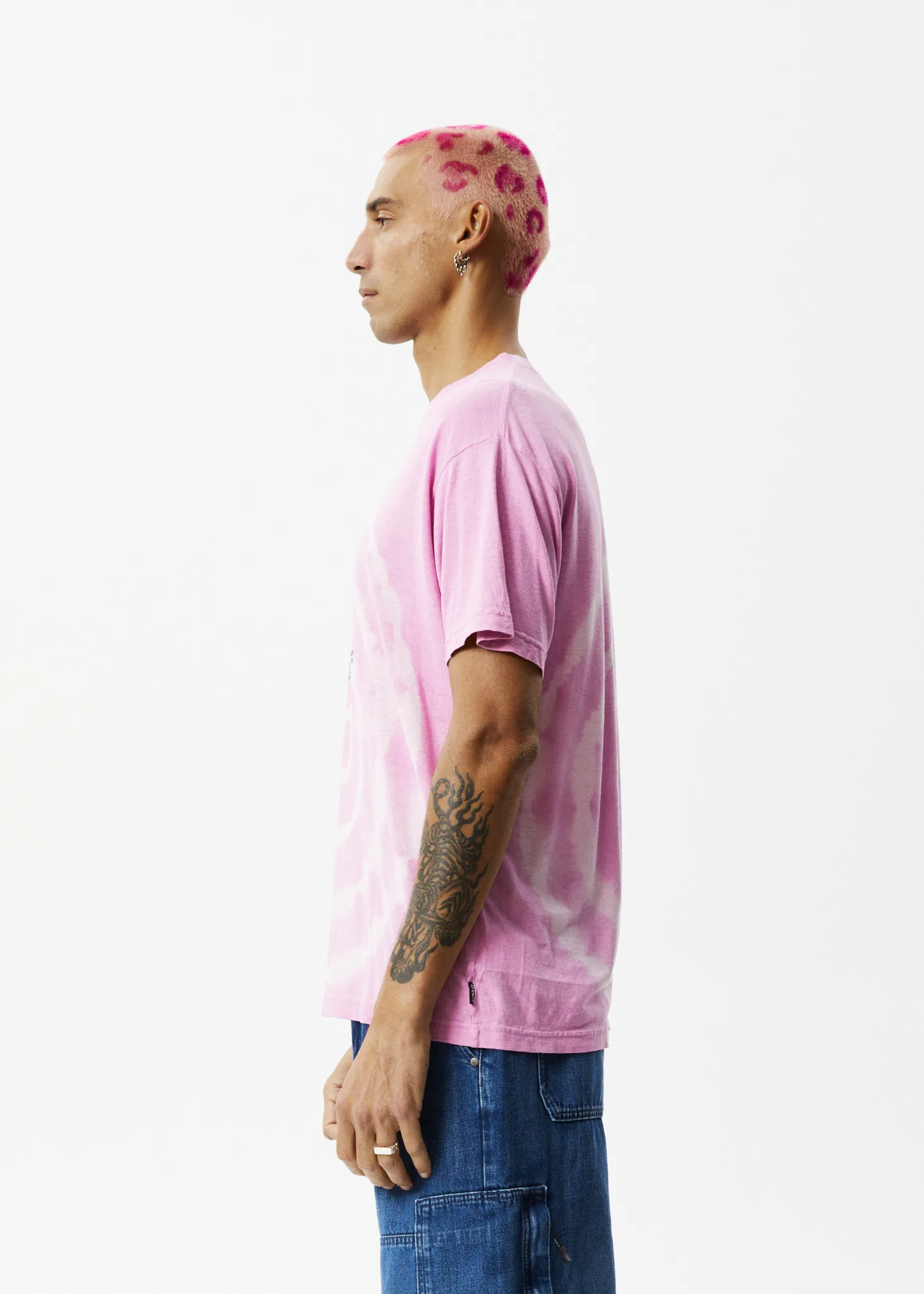 AFENDS Mens Farming - Retro Graphic T-Shirt - Candy sold by Afends product image thumbnail 4