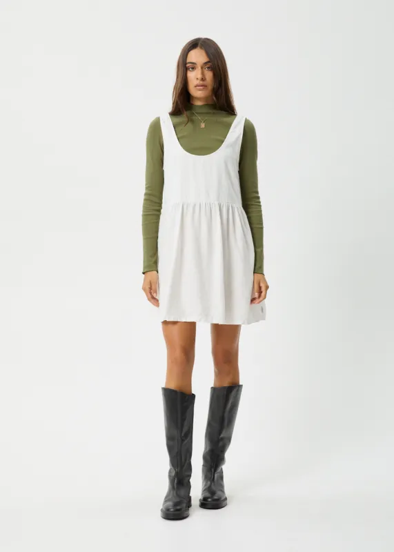 AFENDS Womens Jesse - Mini Dress - Natural sold by Afends