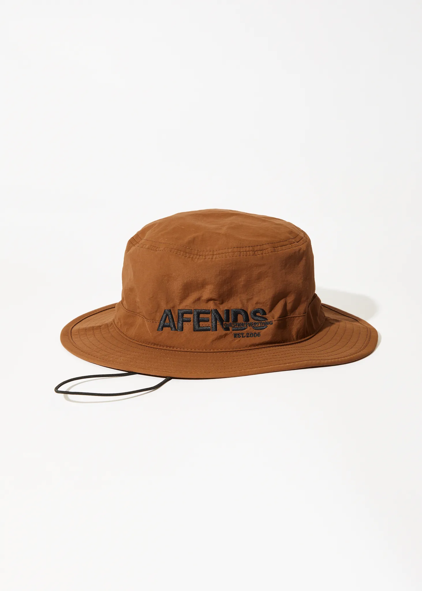 AFENDS Unisex Vinyl - Bucket Hat - Toffee sold by Afends