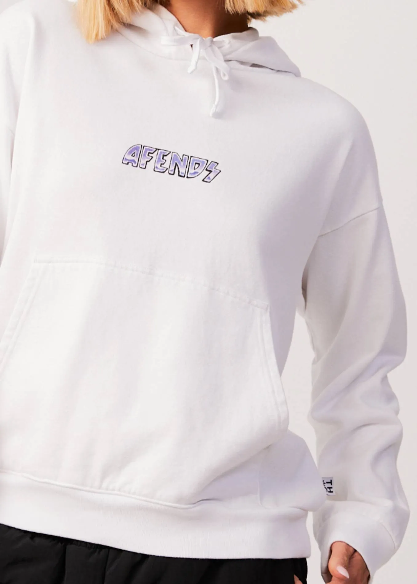 AFENDS Womens Pearly - Hoodie - White sold by Afends product image thumbnail 2