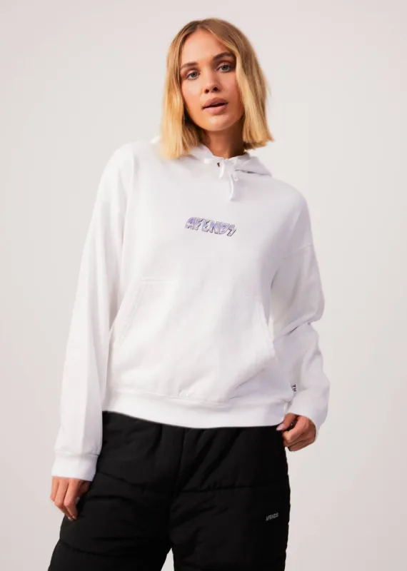 AFENDS Womens Pearly - Hoodie - White sold by Afends