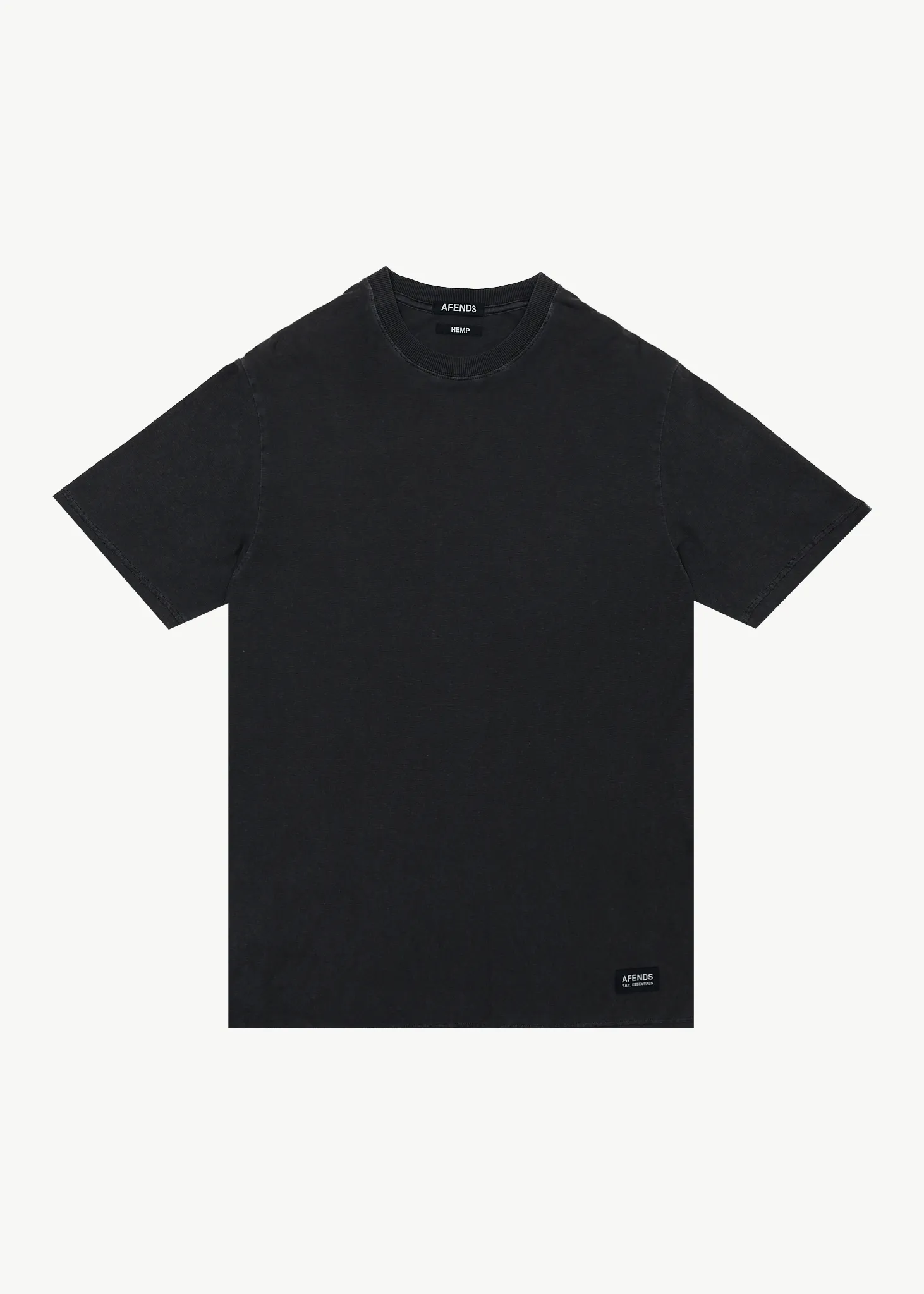 AFENDS Mens Classic - Retro Tee - Stone Black sold by Afends
