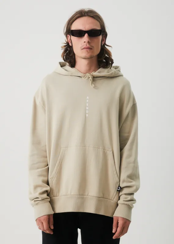 AFENDS Mens Luxury - Hoodie - Cement sold by Afends