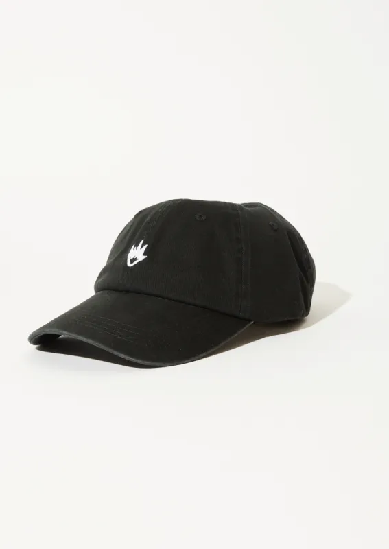 AFENDS Mens Core - Six Panel Cap - Stone Black sold by Afends