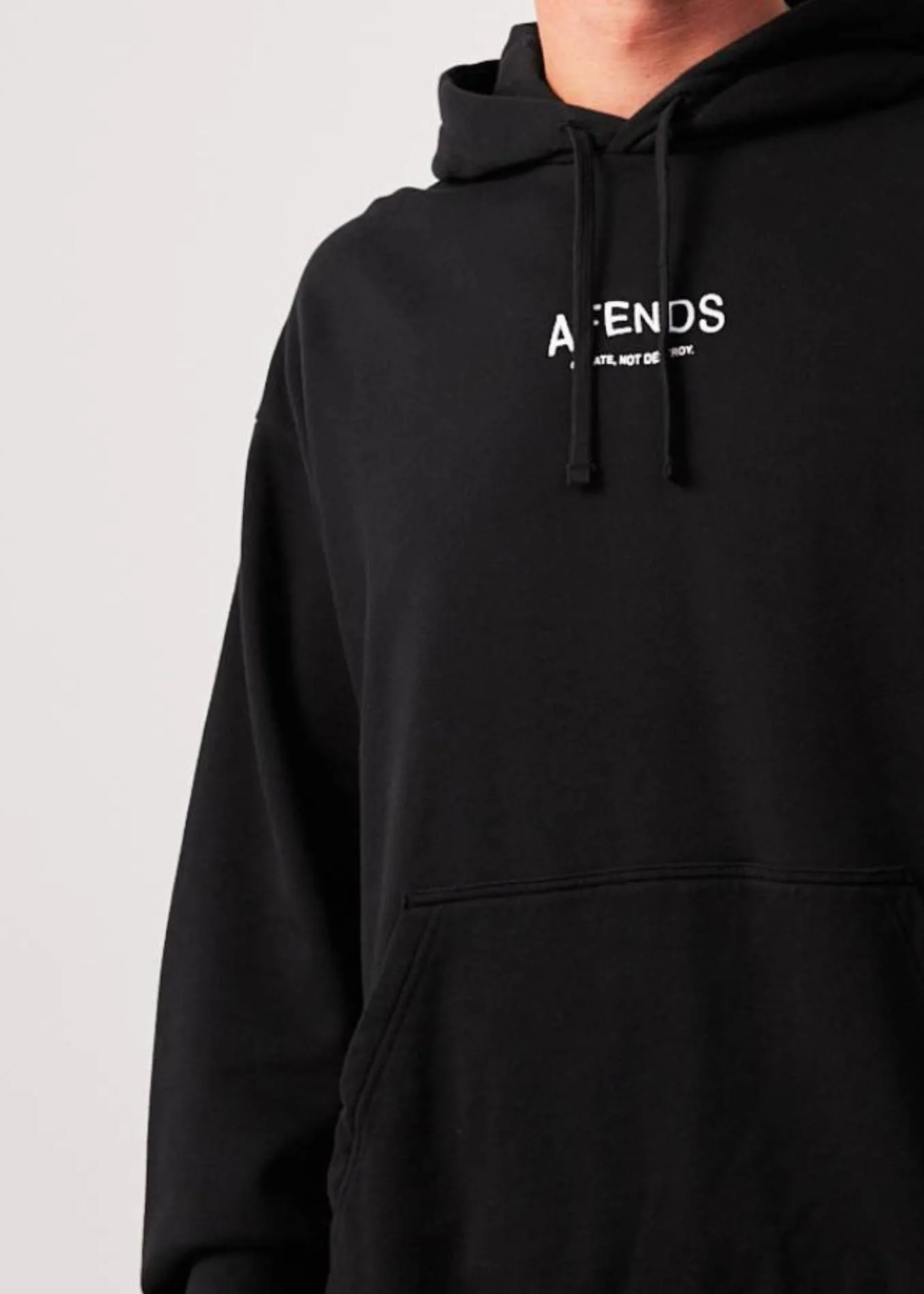 AFENDS Mens Spaced - Hoodie - Black sold by Afends product image thumbnail 2
