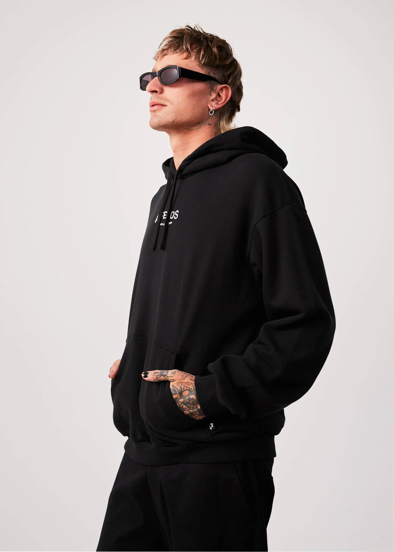 AFENDS Mens Spaced - Hoodie - Black sold by Afends product image thumbnail 4