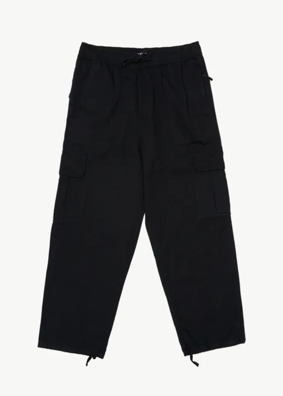 AFENDS Mens Atlas - Cargo Pant - Black sold by Afends