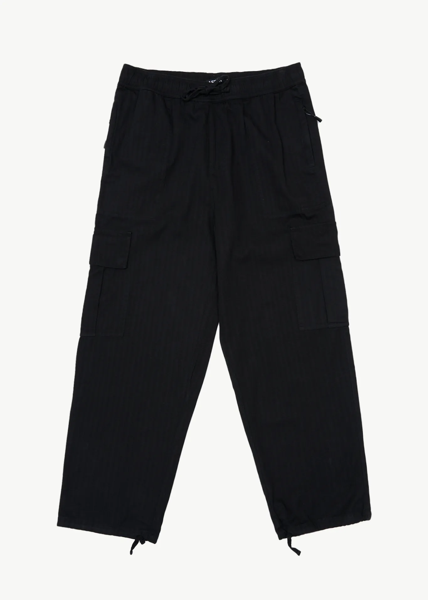 AFENDS Mens Atlas - Cargo Pant - Black sold by Afends