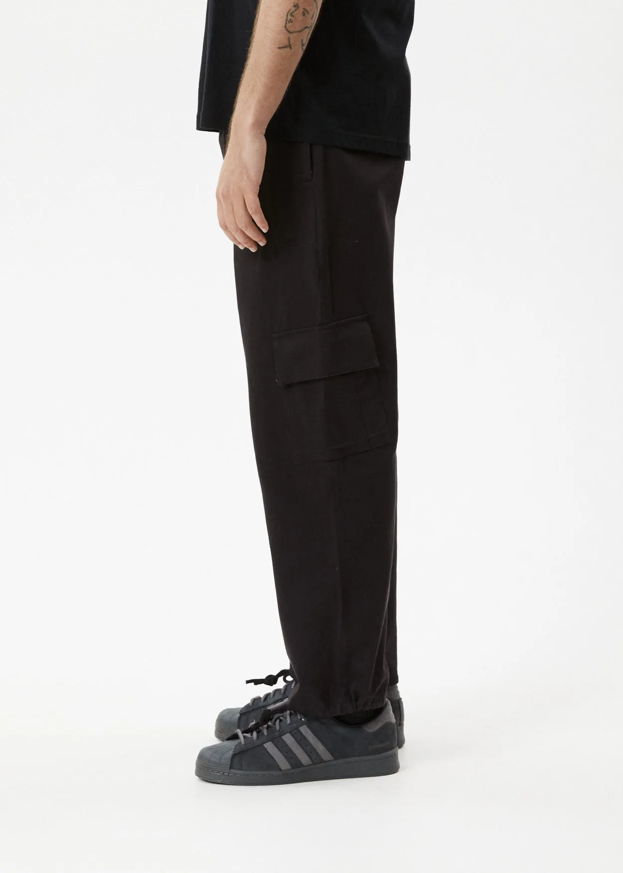 AFENDS Mens Atlas - Cargo Pant - Black sold by Afends product image thumbnail 5