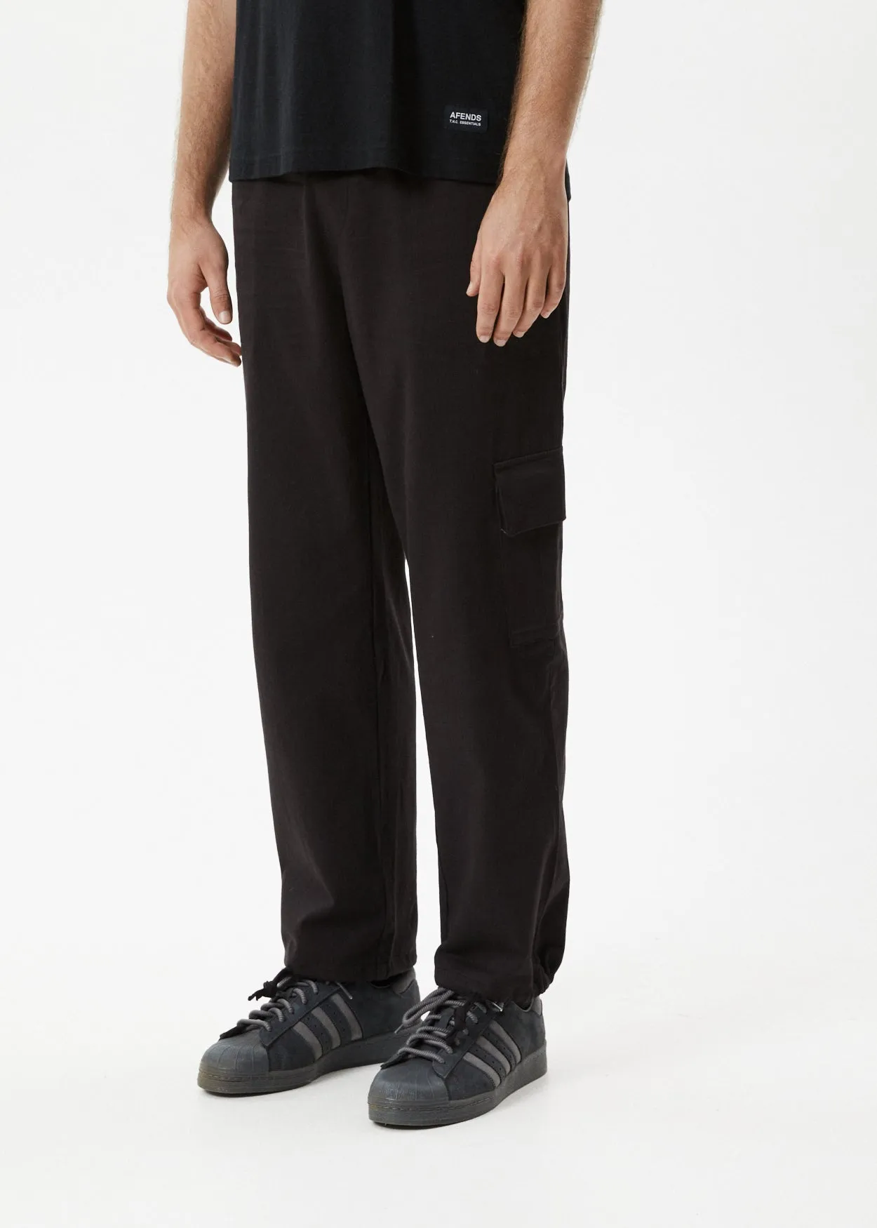 AFENDS Mens Atlas - Cargo Pant - Black sold by Afends product image thumbnail 4